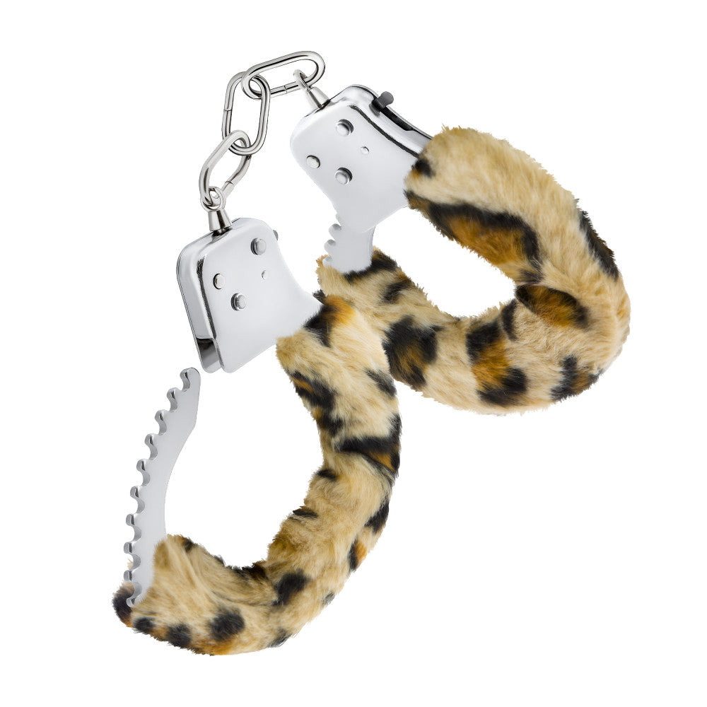 Temptasia By Blush® | Beginner Cuffs – Lightweight Bondage Handcuffs With Safety Release – Fully Adjustable With 2 Keys - Leopard Fur、mySite、bottomscart