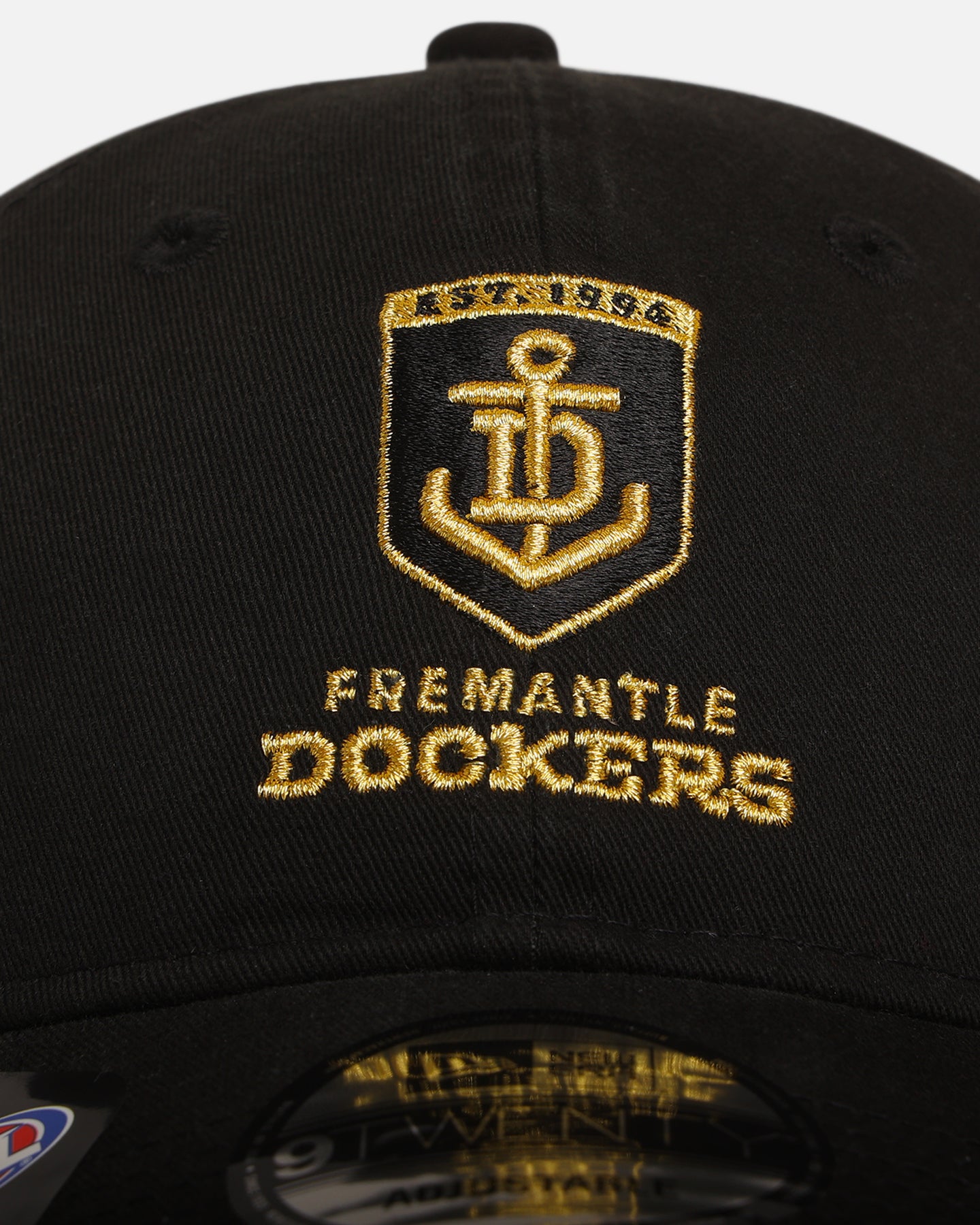 New Era Fremantle Dockers 'AFL Black & Gold' 9TWENTY Strapback Black/Gold、mySite、zt4zffjzw