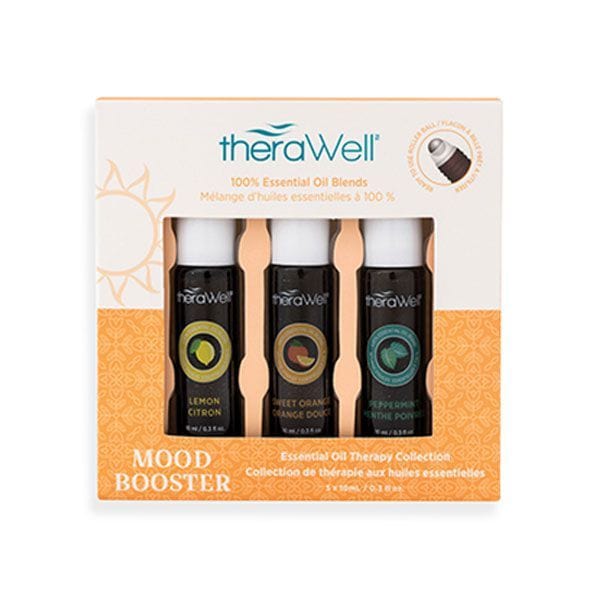 TheraWell Essential Oil Rollerball Set 3 Pack- Mood Booster、mySite、g9winljtr