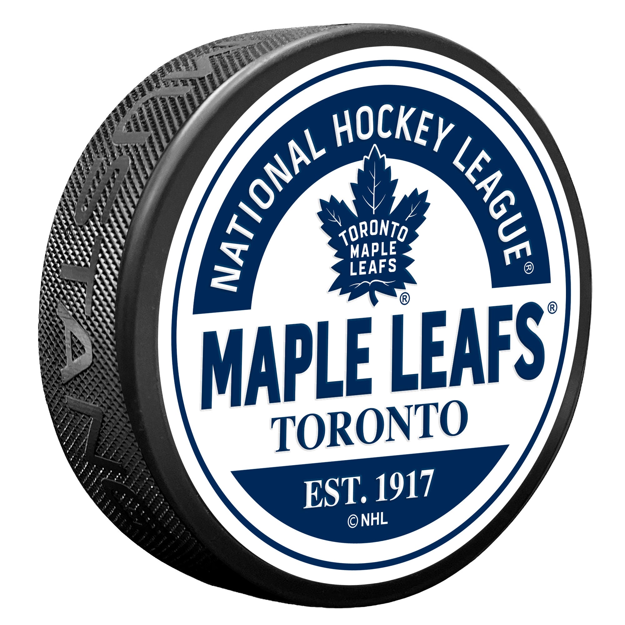 Toronto Maple Leafs Puck - Block Design、mySite、neckold