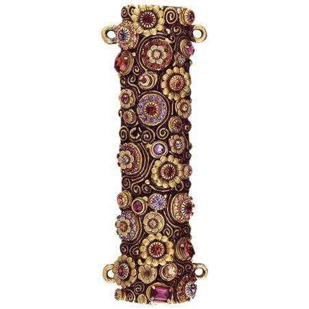 Michal Golan Swarovski Crystal and Flowers Mezuzah、mySite、topwebapps