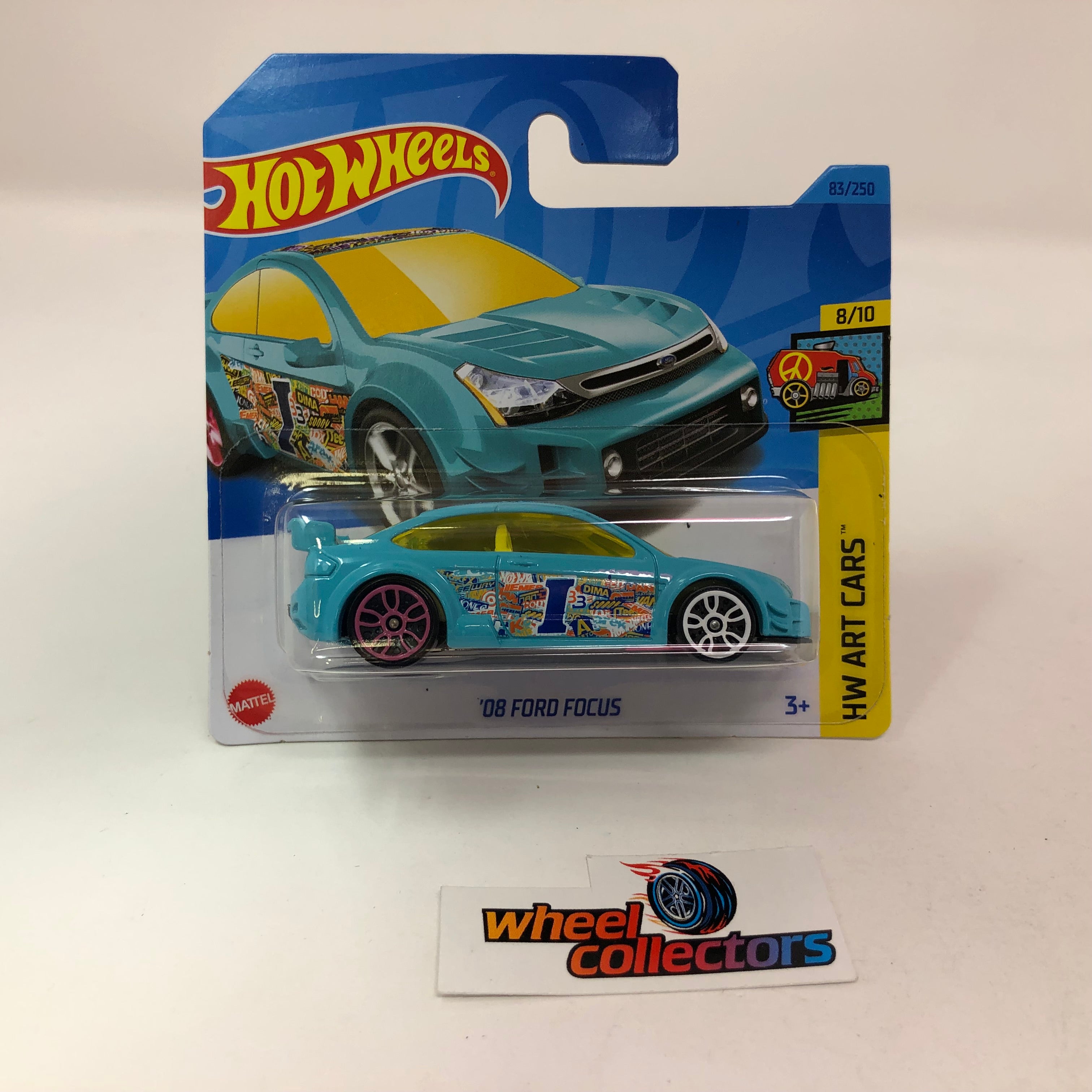 '08 Ford Focus #83 * Blue * 2023 Hot Wheels Case D Short Card、mySite、hgirdovlk