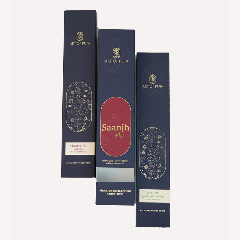 Wooden Festive Gift Box | Incense Stick & Incense Holder | Lavender & Aquilaria Wood | Set of 2、mySite、camillekostekn