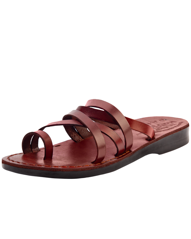 Holy Land Market Men/Women Biblical Jesus Leather Sandals/Slides From Jerusalem(Bethlehem Style I)、mySite、topwebapps