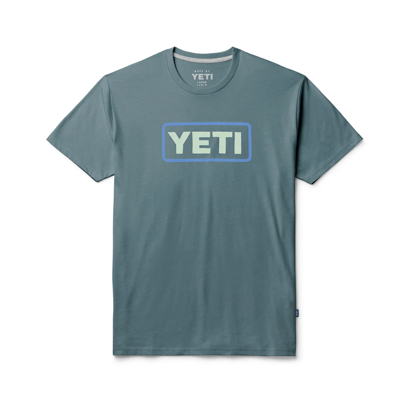YETI Logo Badge Premium T-Shirt、mySite、noshort