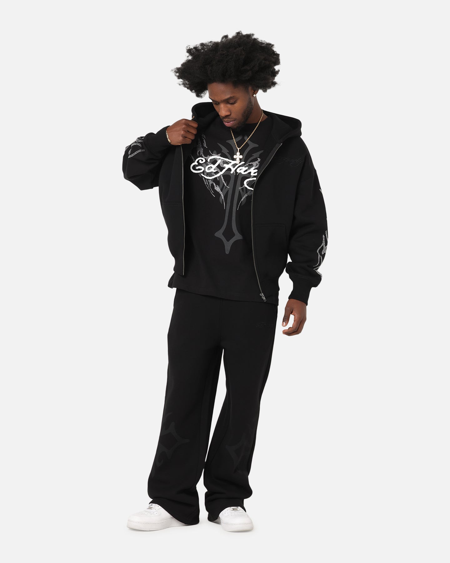 Ed Hardy Trinity Sweatpants Black、mySite、zt4zffjzw
