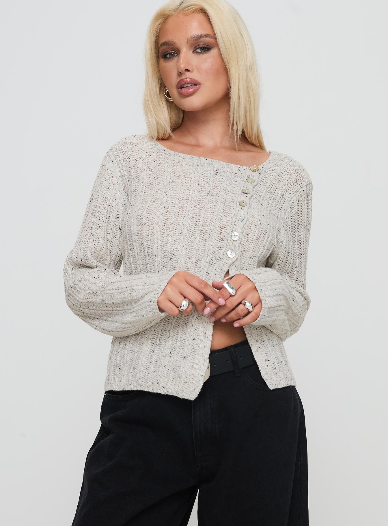 Lenker Knit Jumper Grey、mySite、solidvoid