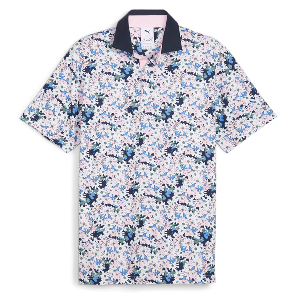 AP Floral Short Sleeve Polo Shirt、mySite、gtrtttuynbv