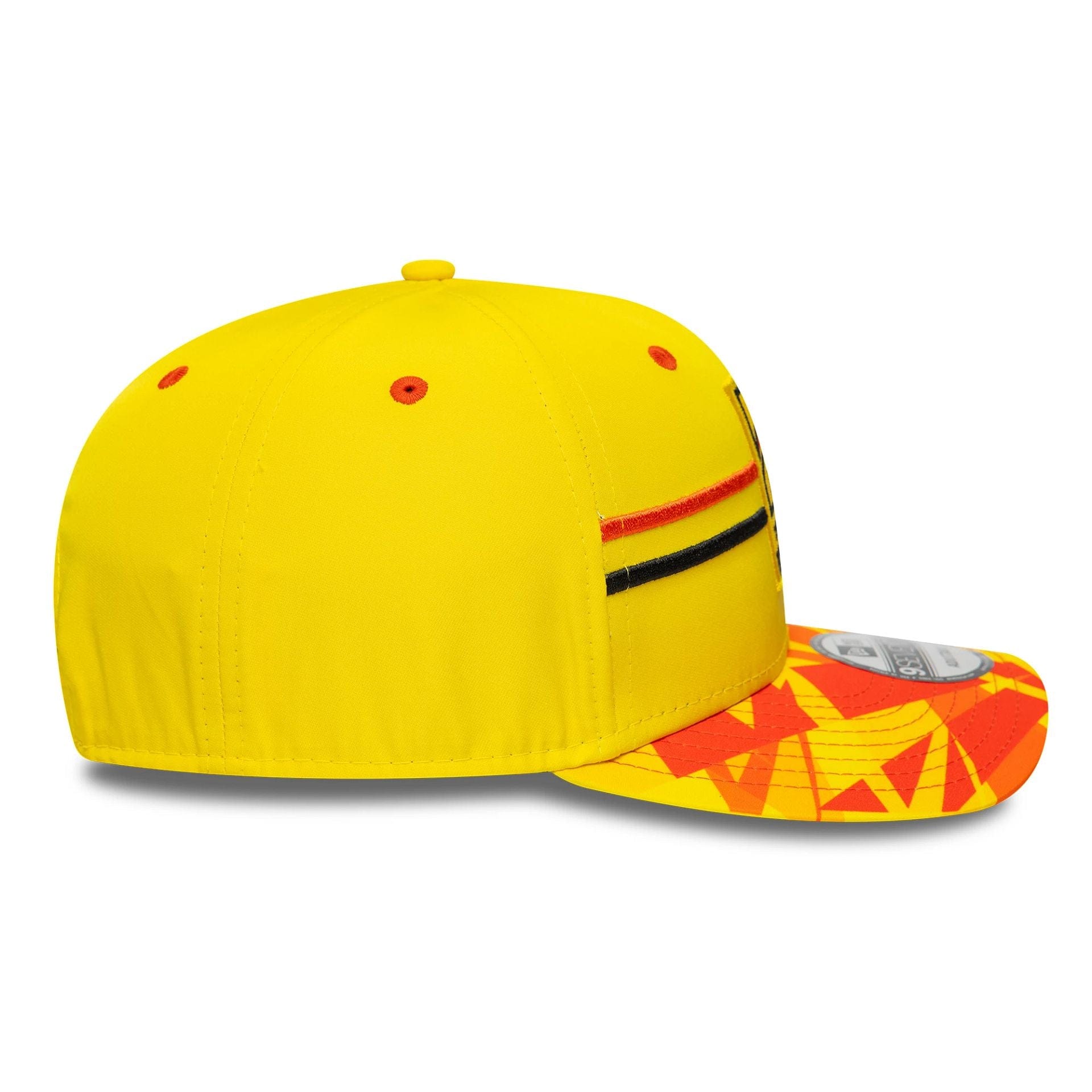 Trent Rockets The Hundred 2025 All Over Print Bright Yellow 9SEVENTY Stretch Snap Adjustable Cap、mySite、vikingsvslions
