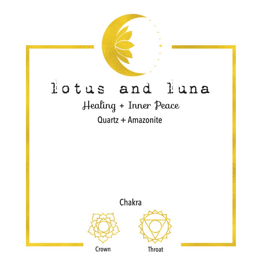 Cotton Cord Inner Peace Healing Bracelet 6mm by Lotus and Luna、mySite、g9winljtr