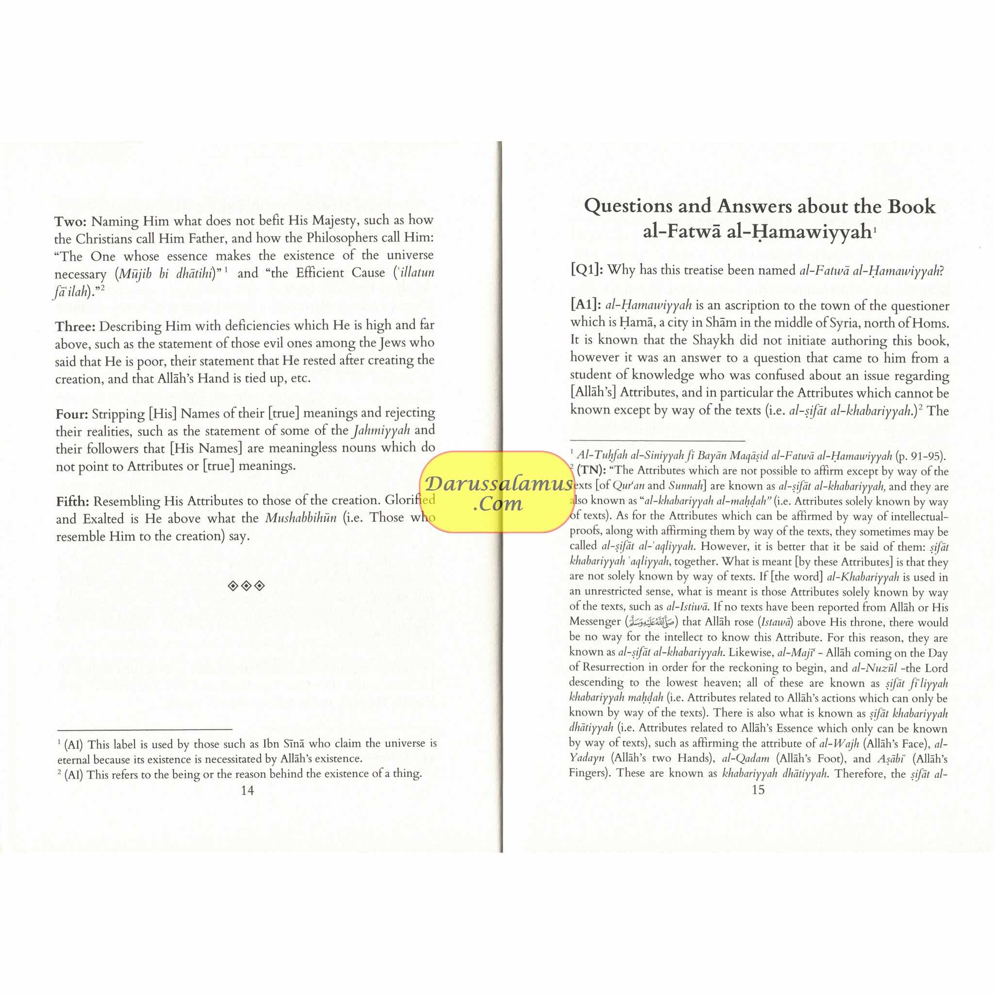 Introduction to al-Fatwa al-Hamawiyyah By Shaykhul Islam Ibn Taymiyyah、mySite、topwebapps