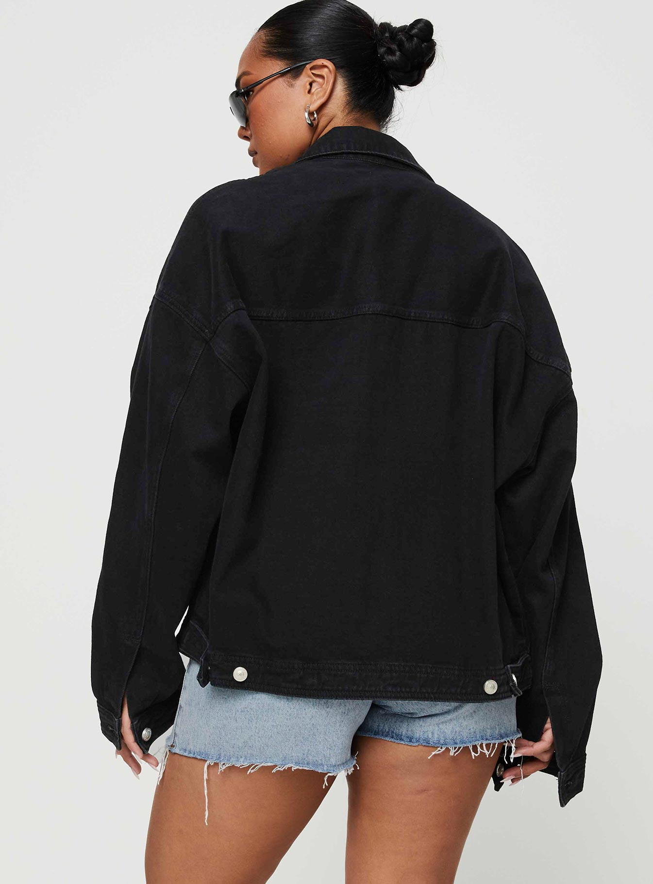 Laurena Denim Shorts Tall Lower Impact、mySite、solidvoid