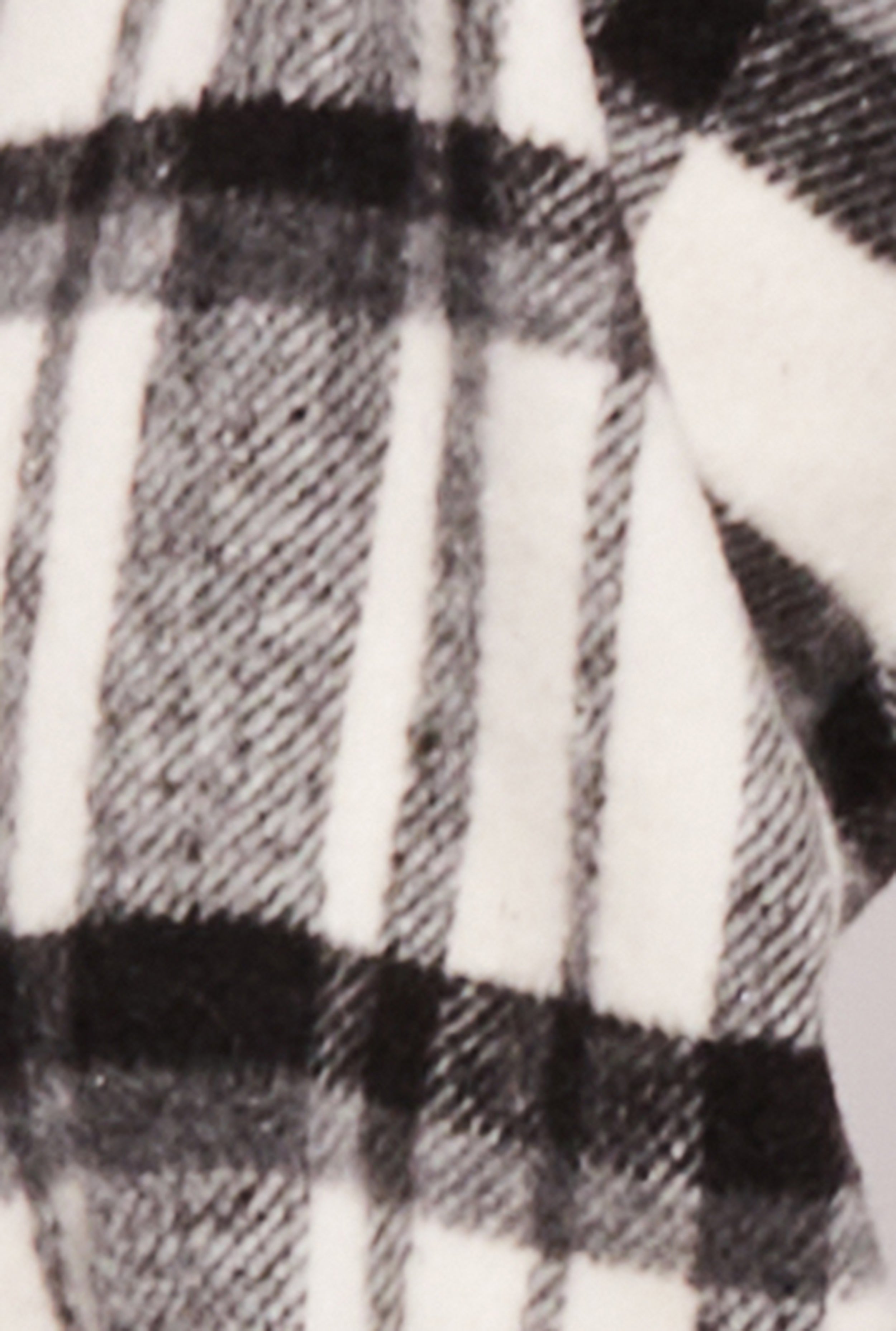 Plus Size Spoon Jeans Plaid Cropped Shacket、mySite、camillekostekn