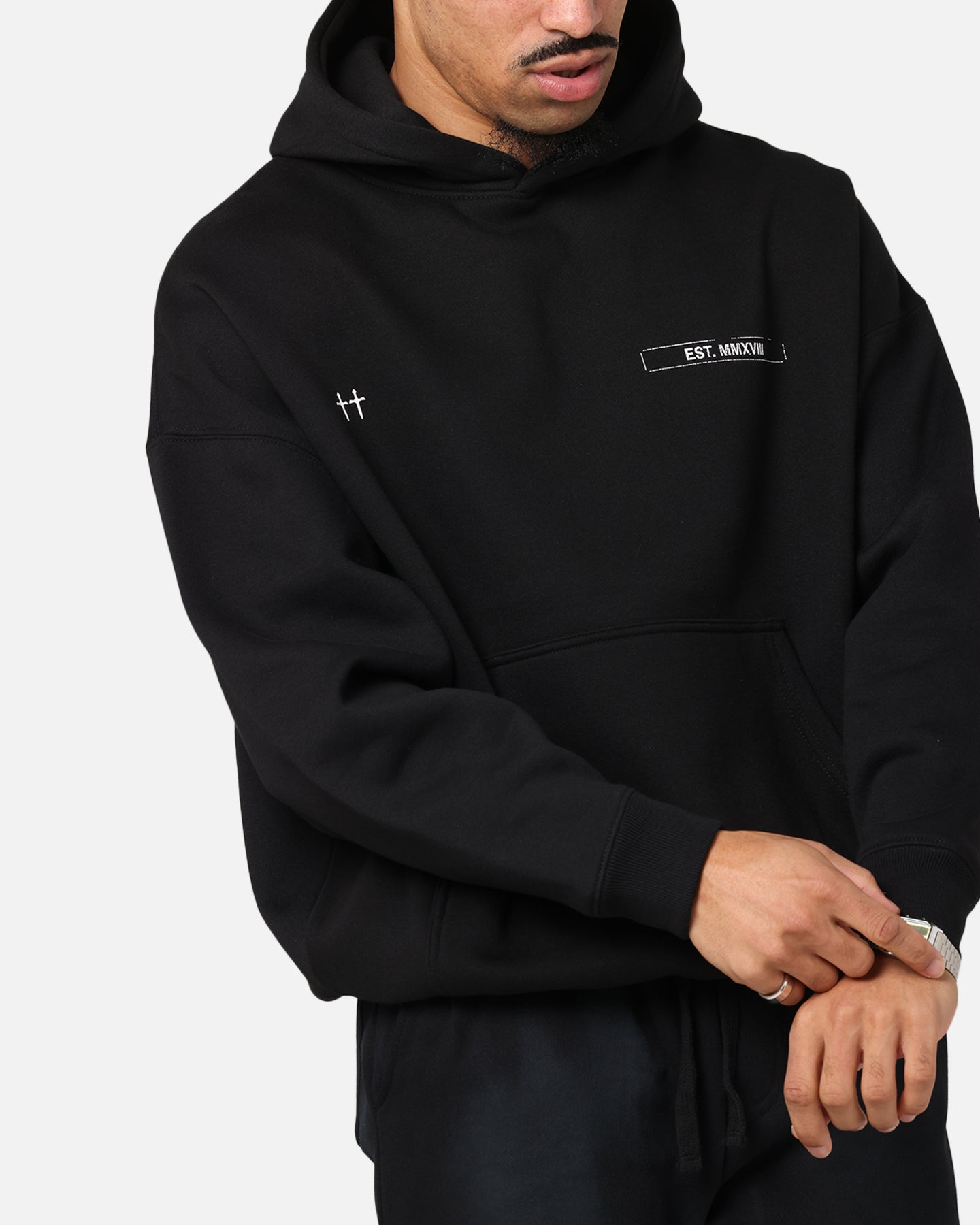 Saint Morta Liberty Boxy Hoodie Black、mySite、zt4zffjzw