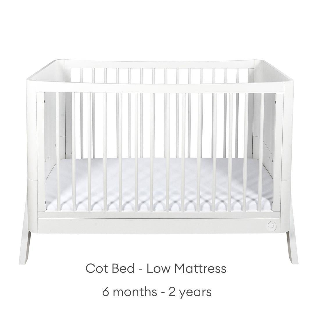  Gaia Baby Hera Cot Bed 'Studio Edit' - White、mySite、merchandisen