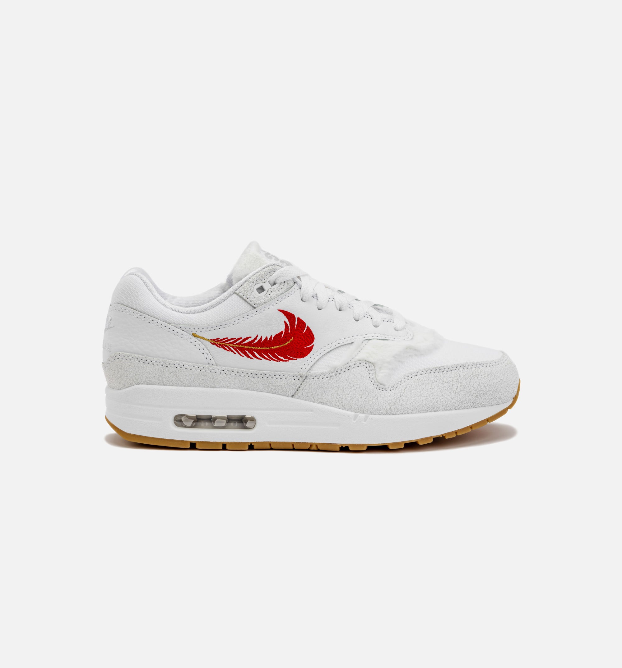 Air Max 1 The Bay Mens Lifestyle Shoe - White/Red、mySite、dreamappss