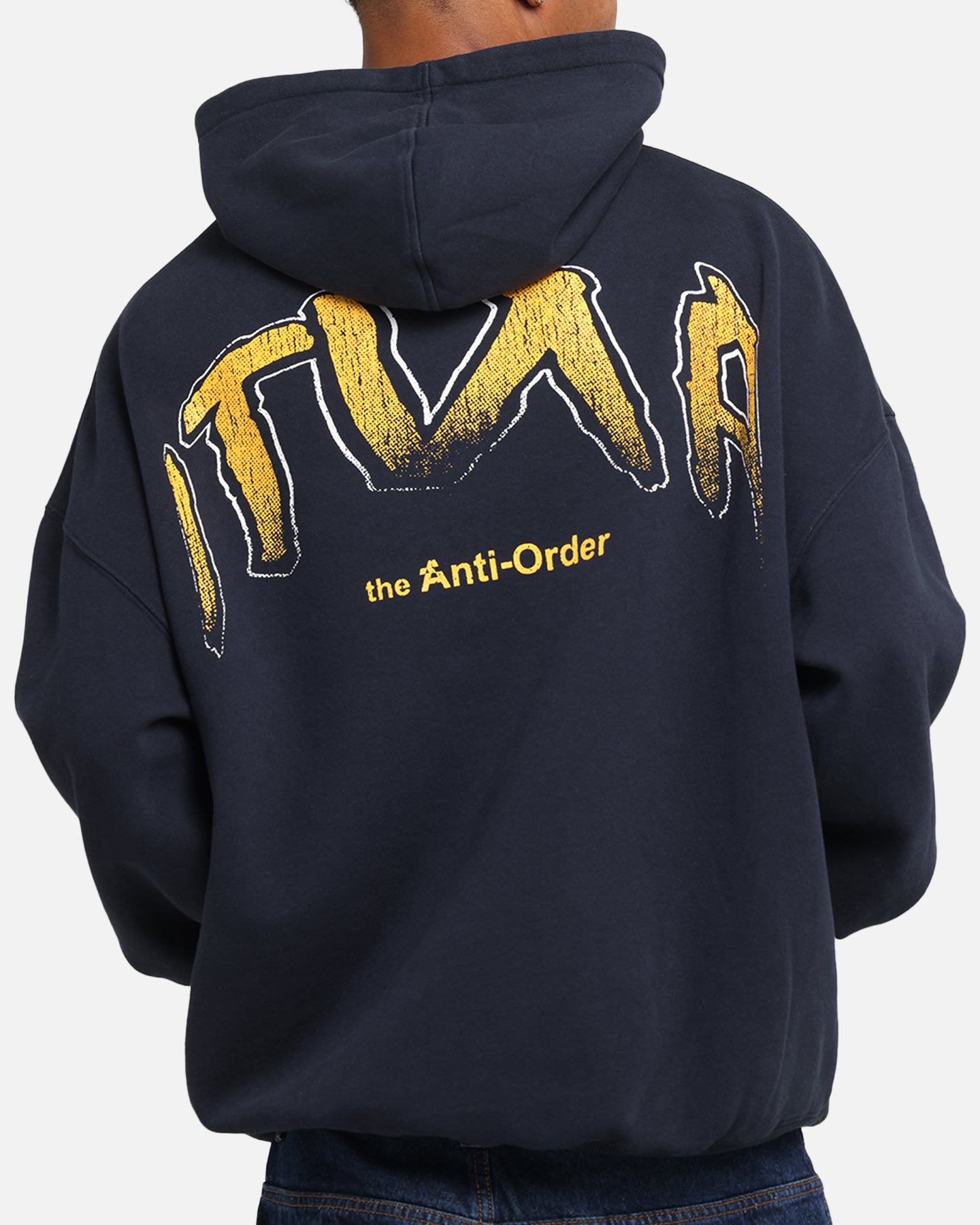 The Anti Order Anti Collegate Boxy Hoodie Navy、mySite、zt4zffjzw