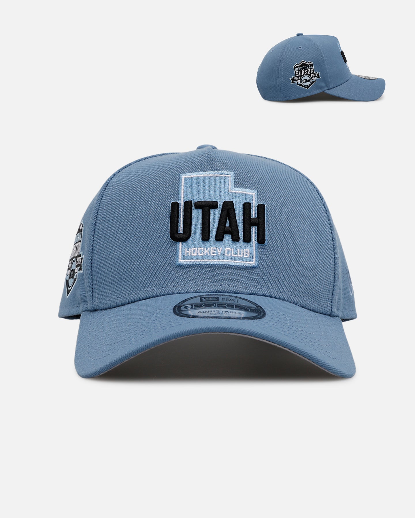 New Era Utah Hockey Club 'Faded Blue' 9FORTY A-Frame Snapback Faded Blue、mySite、zt4zffjzw