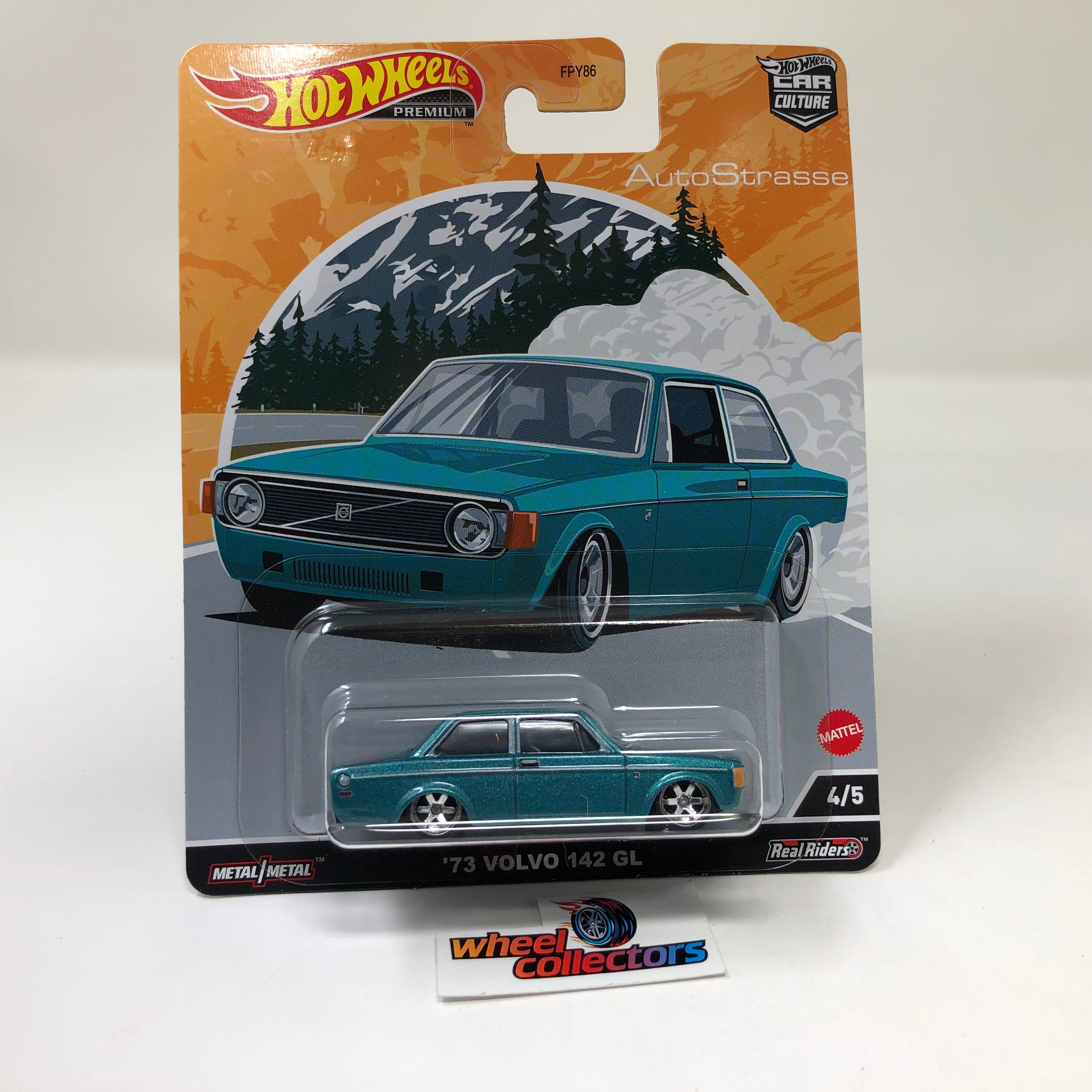 '73 Volvo 142 GL * Aqua * 2022 Hot Wheels Car Culture Auto Strasse Case Q、mySite、hgirdovlk