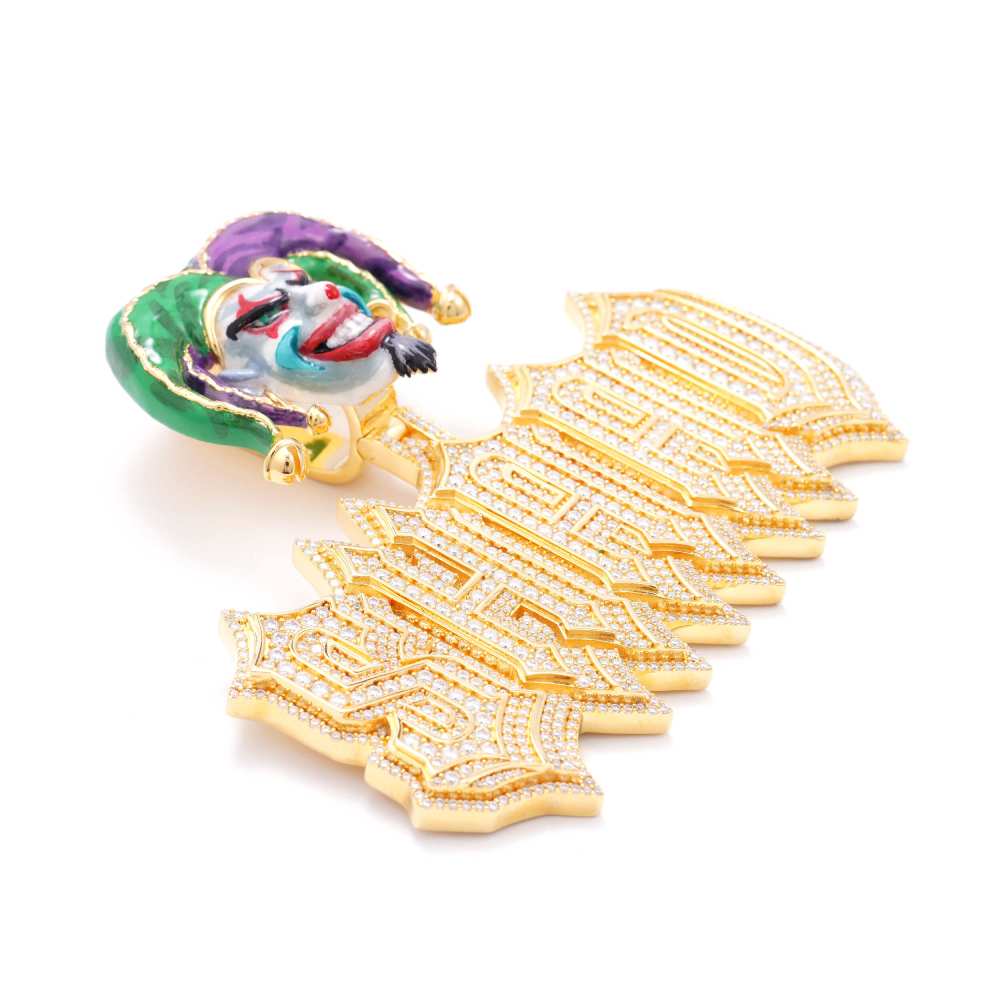 Custom Moissanite SHAAD Pendant 14K Yellow Gold、mySite、hinf8tx79