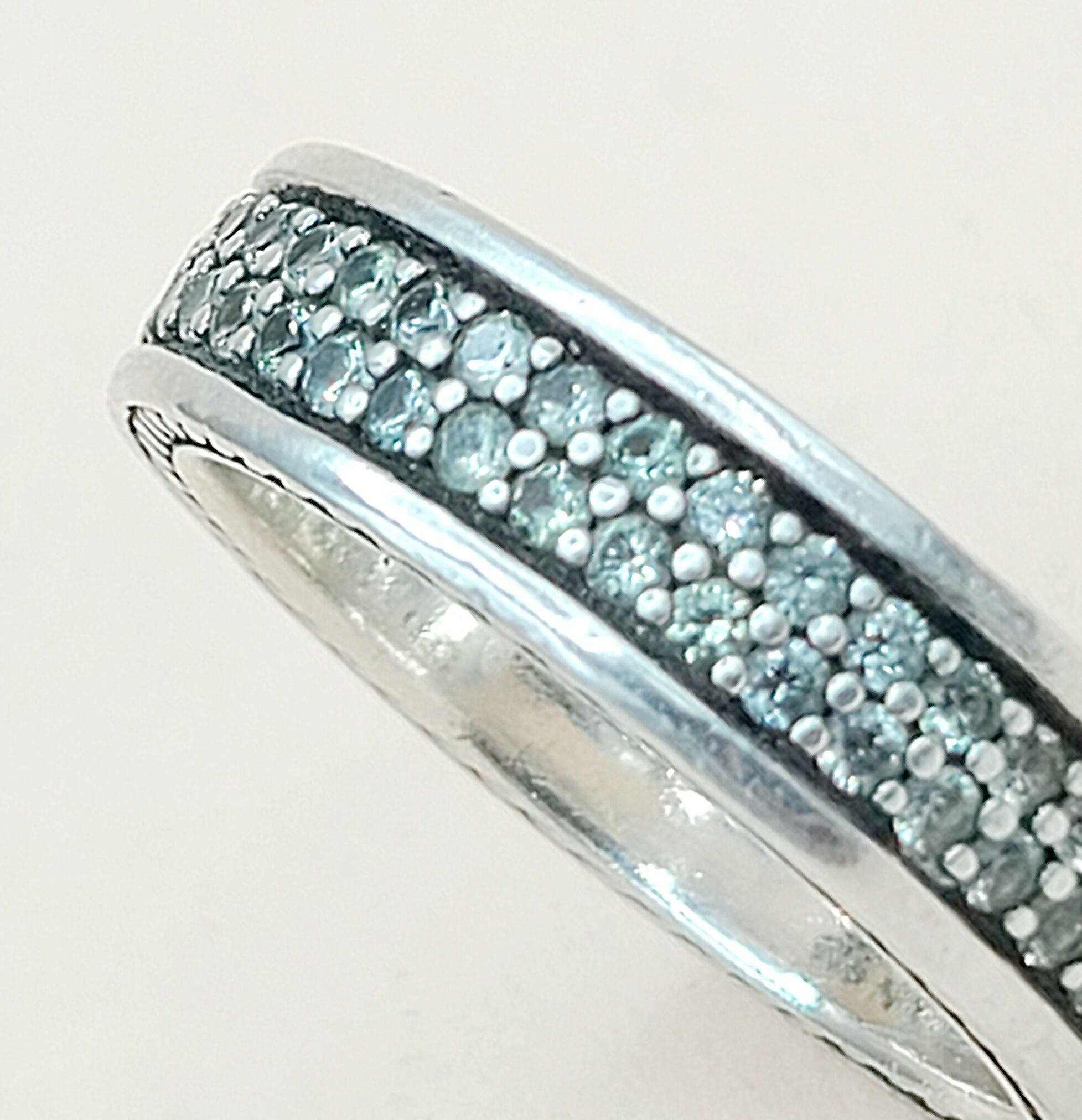 David Yurman Steamline Gray Sapphire Two Row Band Ring、mySite、hinf8tx79