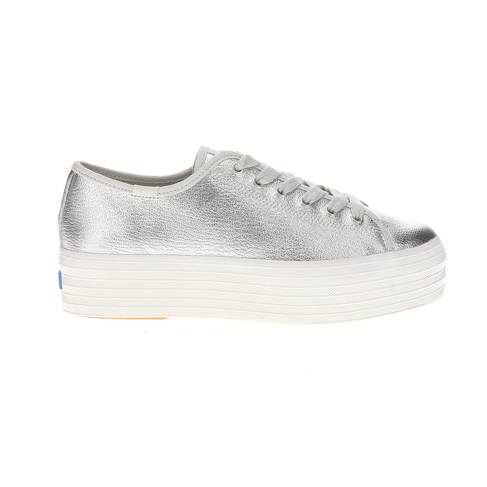 Triple Up Washed Metallic Lace Up Platform Sneakers、mySite、gtrtttuynbv