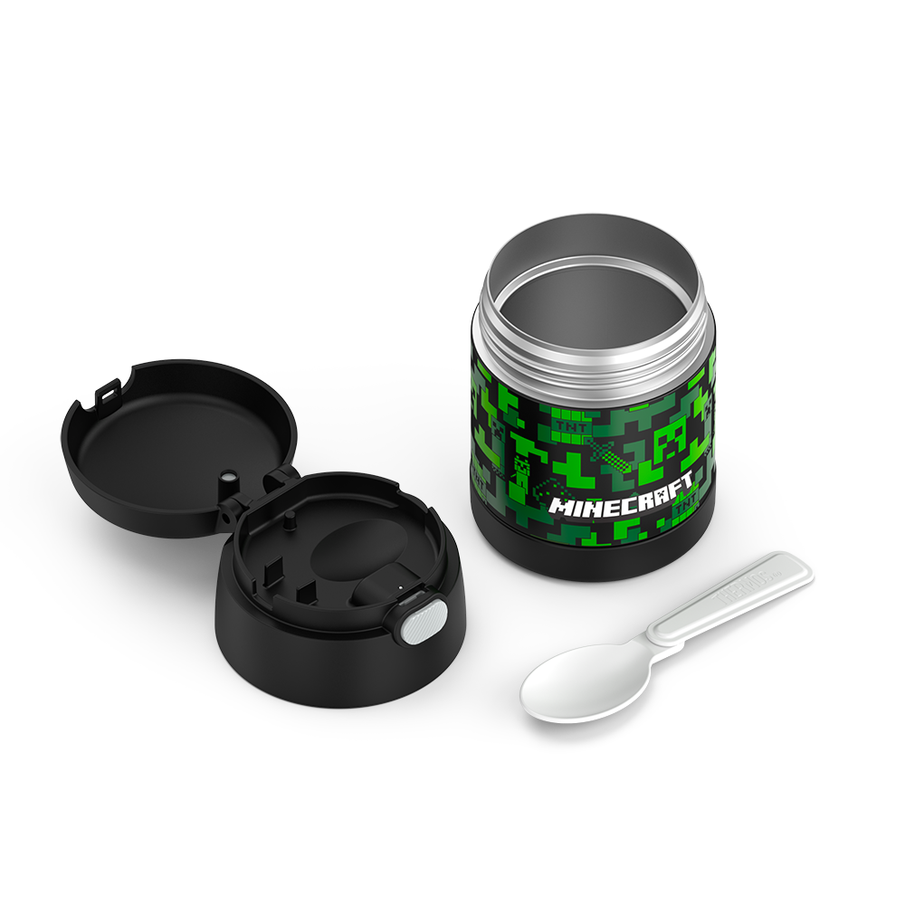 10oz FUNTAINER® FOOD JAR MINECRAFT、mySite、noshort
