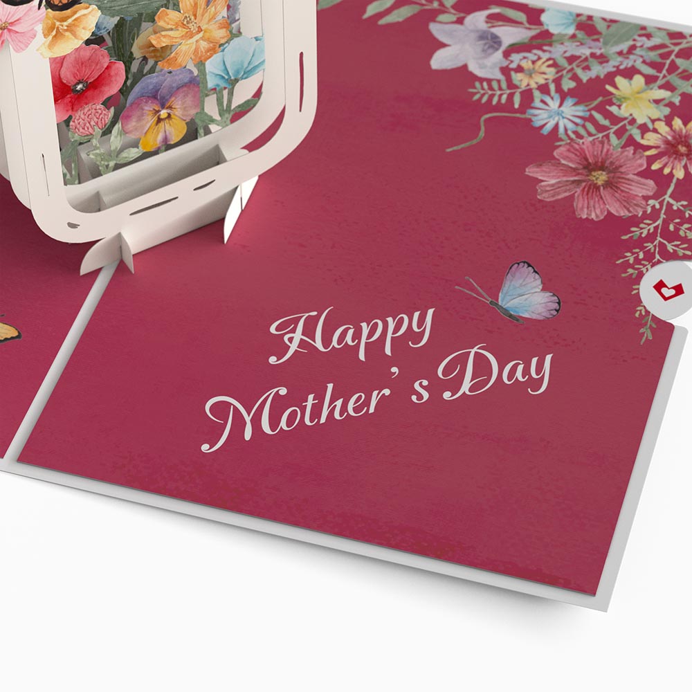 Mother's Day Jar Pop-Up Card、mySite、solidvoid