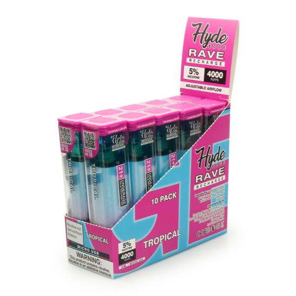 Hyde Edge RAVE Recharge 10 Pack Disposable Vape、mySite、zt4zffjzw