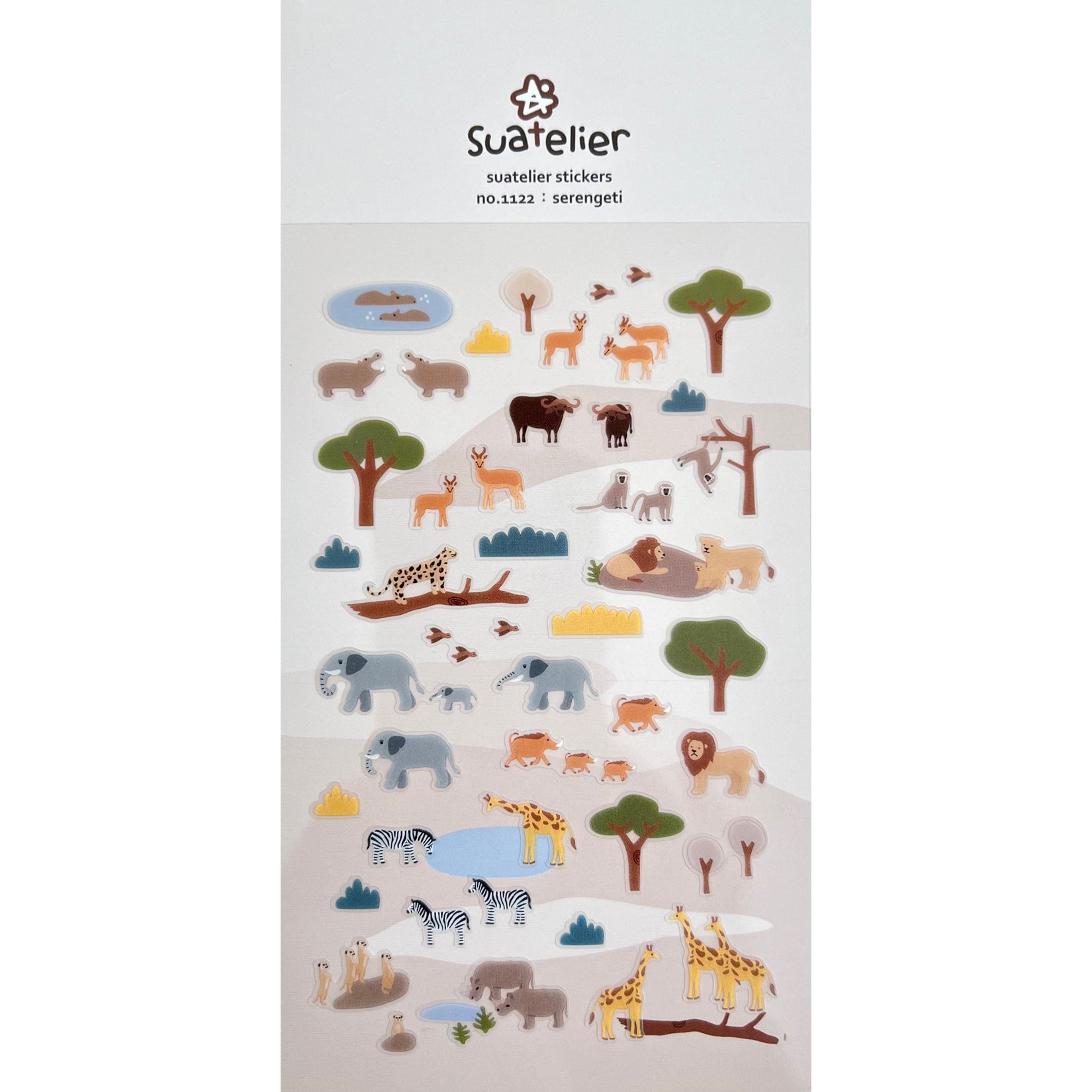  Serengeti Animal Safari Stickers、mySite、ghnorth
