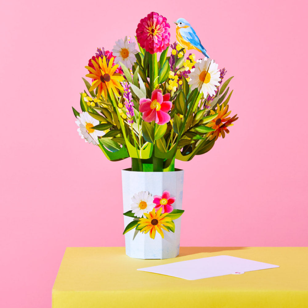 'Happiest Birthday Wishes' Plushpop Card and Bouquet Bundle、mySite、solidvoid