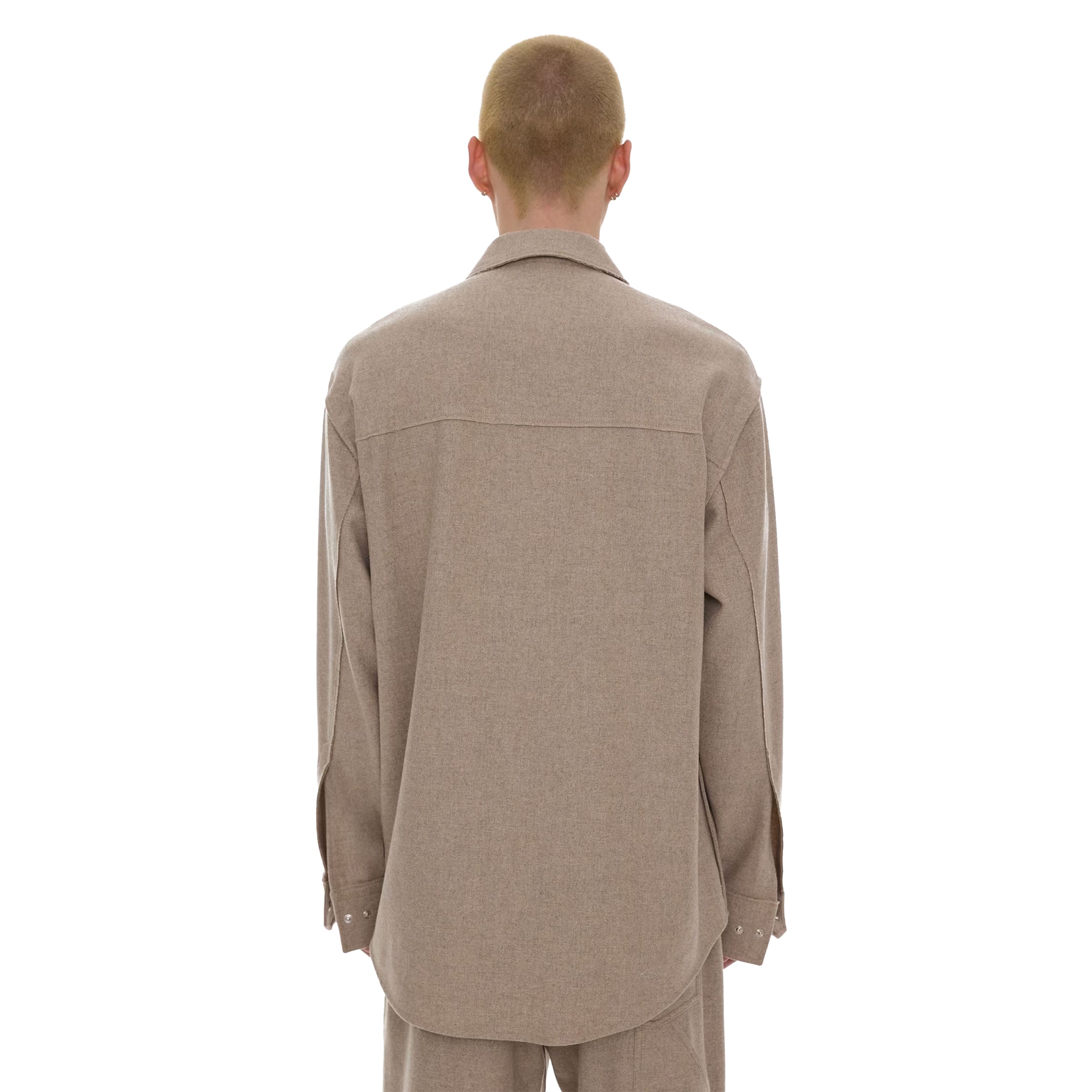 WOOL-BLEND SHIRT、mySite、zt4zffjzw