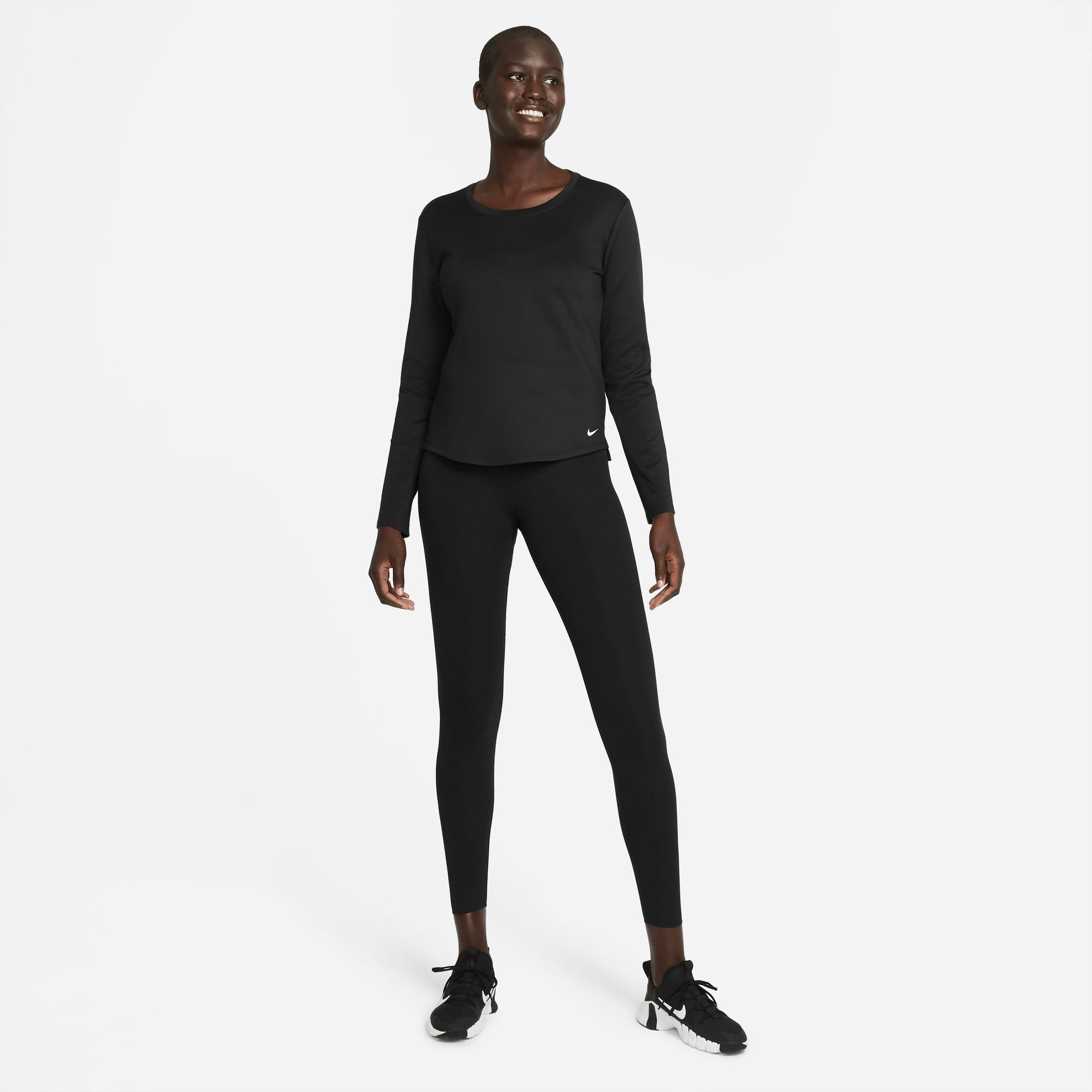 Nike One Women's Therma-FIT Long-Sleeve Top、mySite、neckold