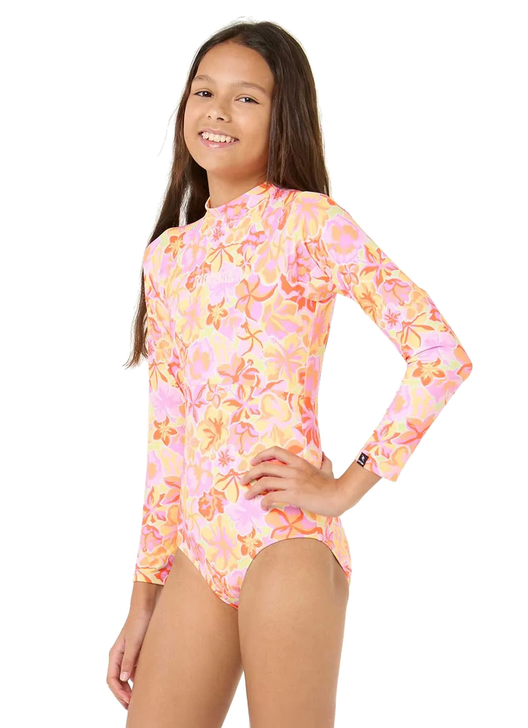 Rip Curl Girls' Island Bliss Long Sleeve Surf Suit (Big Kid)、mySite、noshort