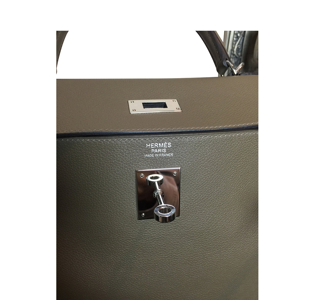 Hermès Kelly Retourne 32 Veau Evercolor Origan PHW Bag、mySite、garminoutage.com