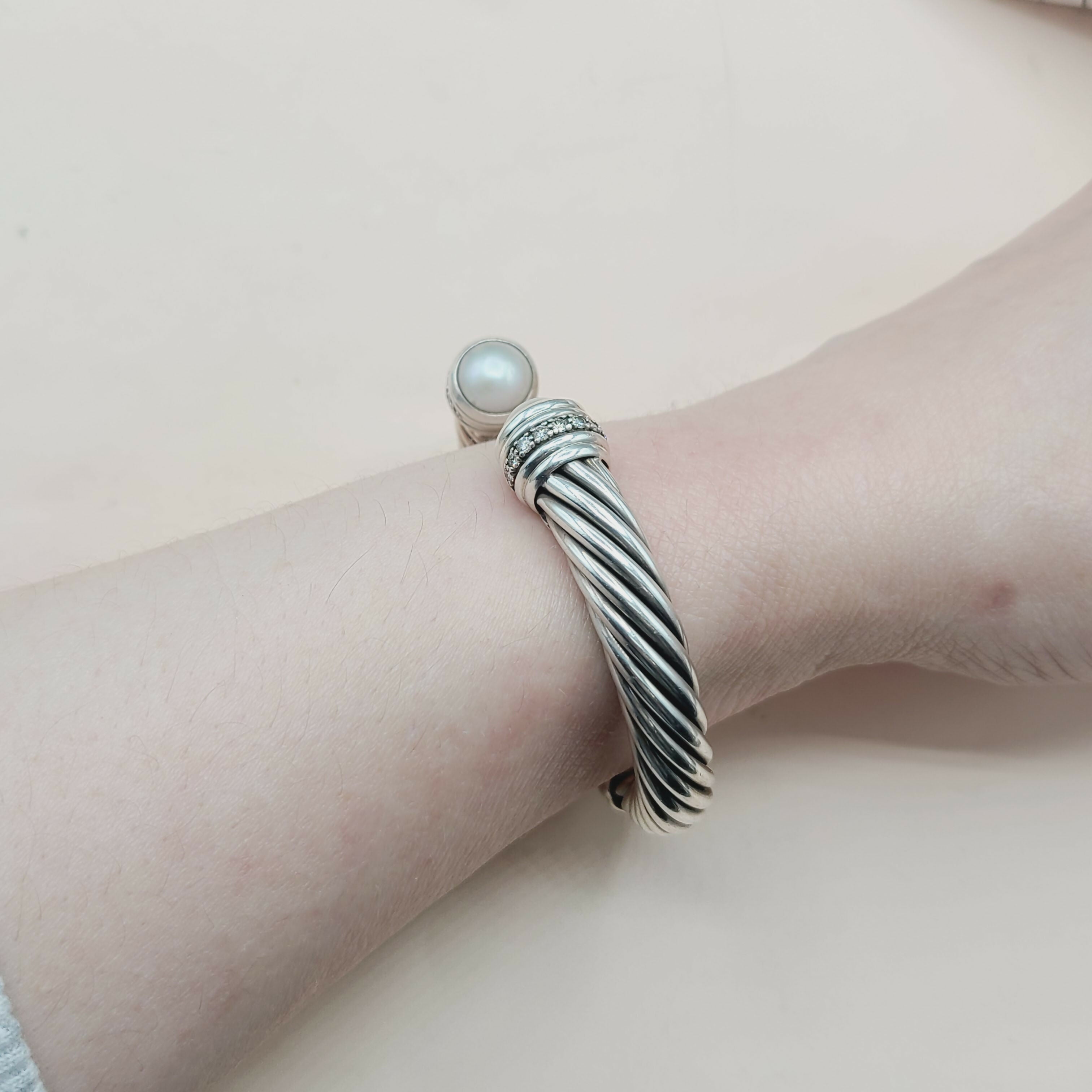 David Yurman Bracelet 10mm Pearl & Diamonds、mySite、hinf8tx79