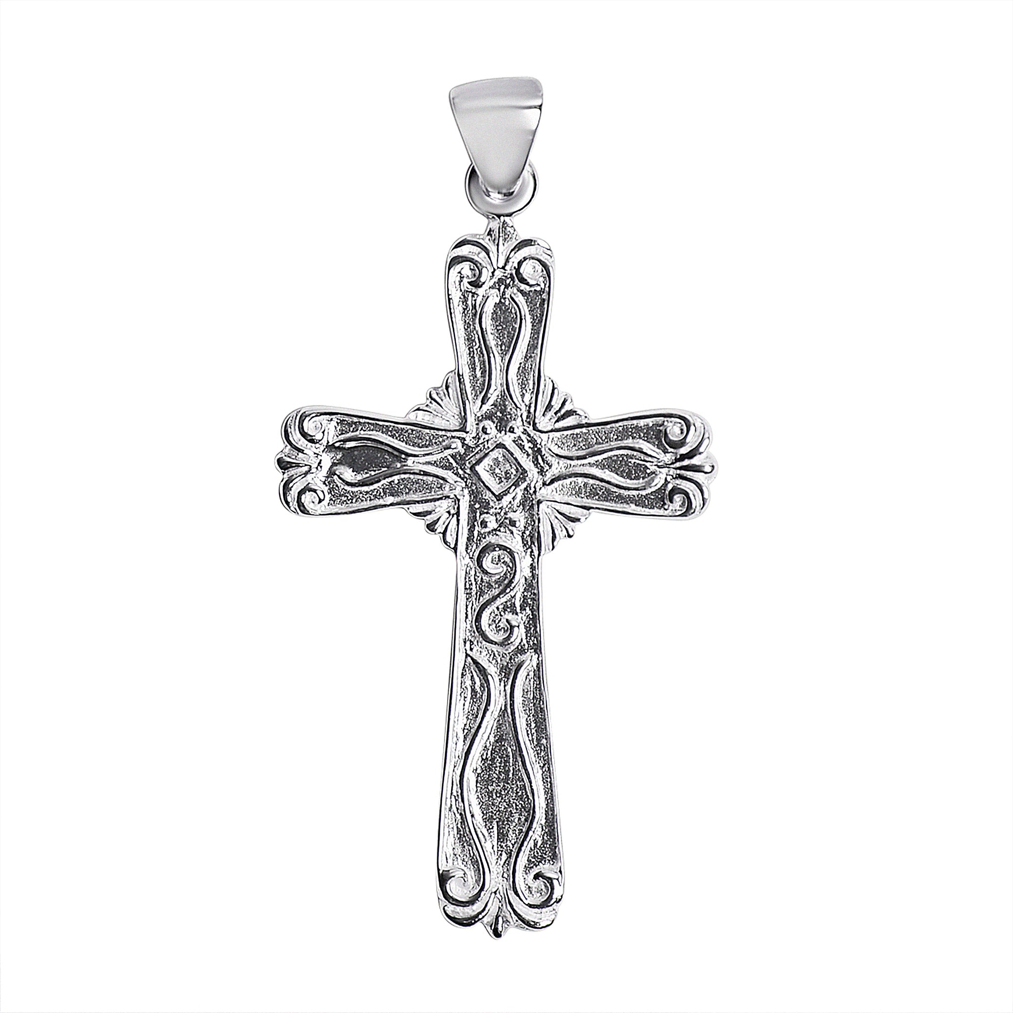 Sterling Silver Filigree Cross Pendant / SSP0013、mySite、dreamappss