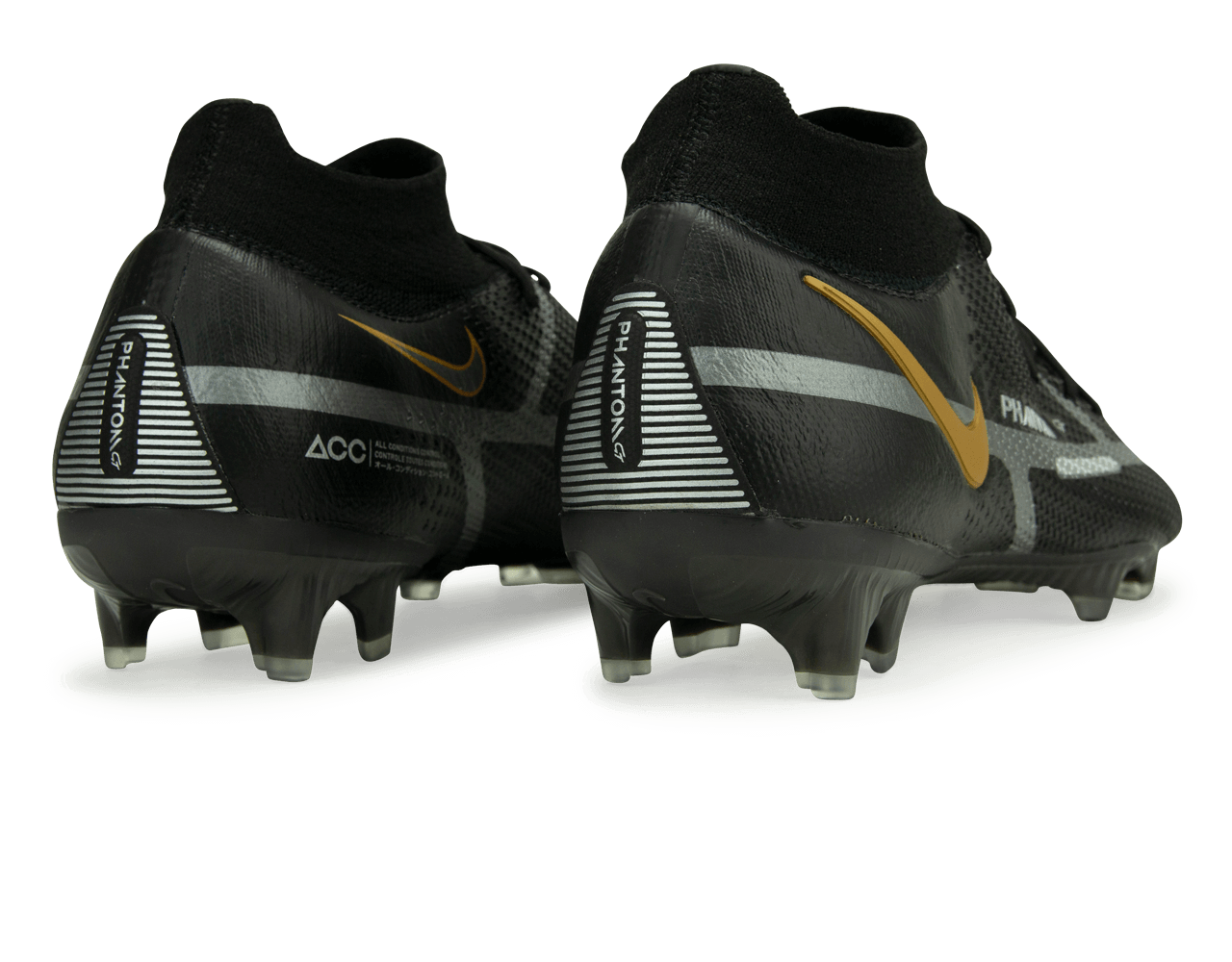Nike Men's Phantom GT2 DF Elite FG Black/Gold、mySite、noshort