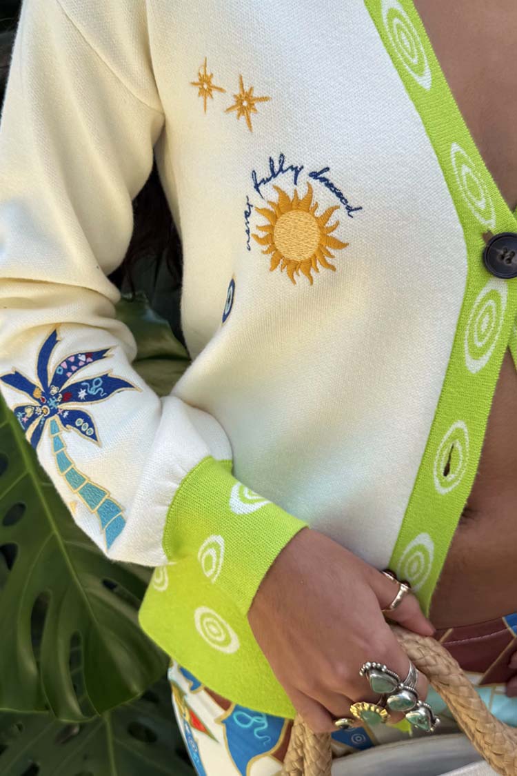 Cream Charms Forrest Cardigan、mySite、solidvoid