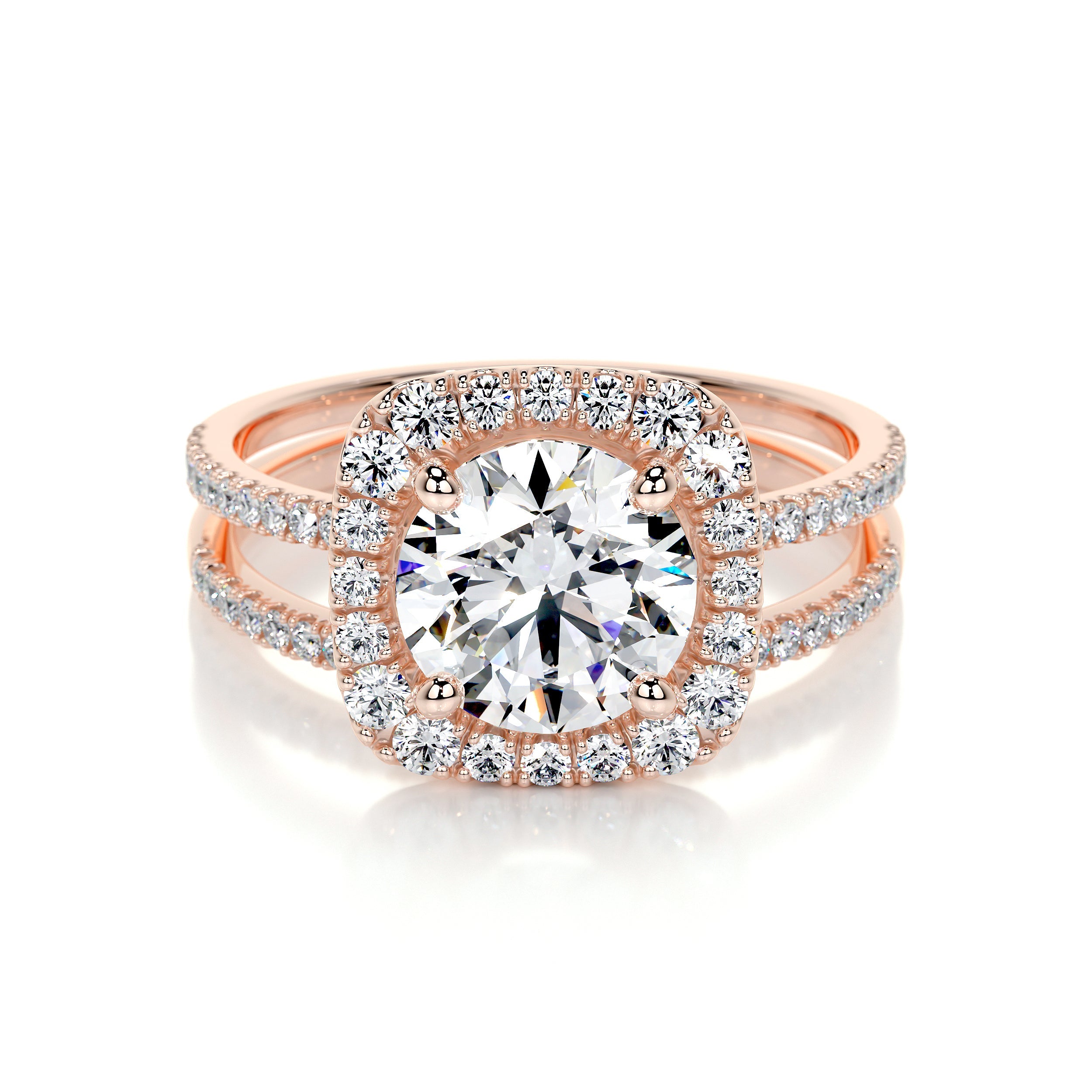 Catalina Lab Grown Diamond Bridal Set -14K Rose Gold、mySite、hinf8tx79
