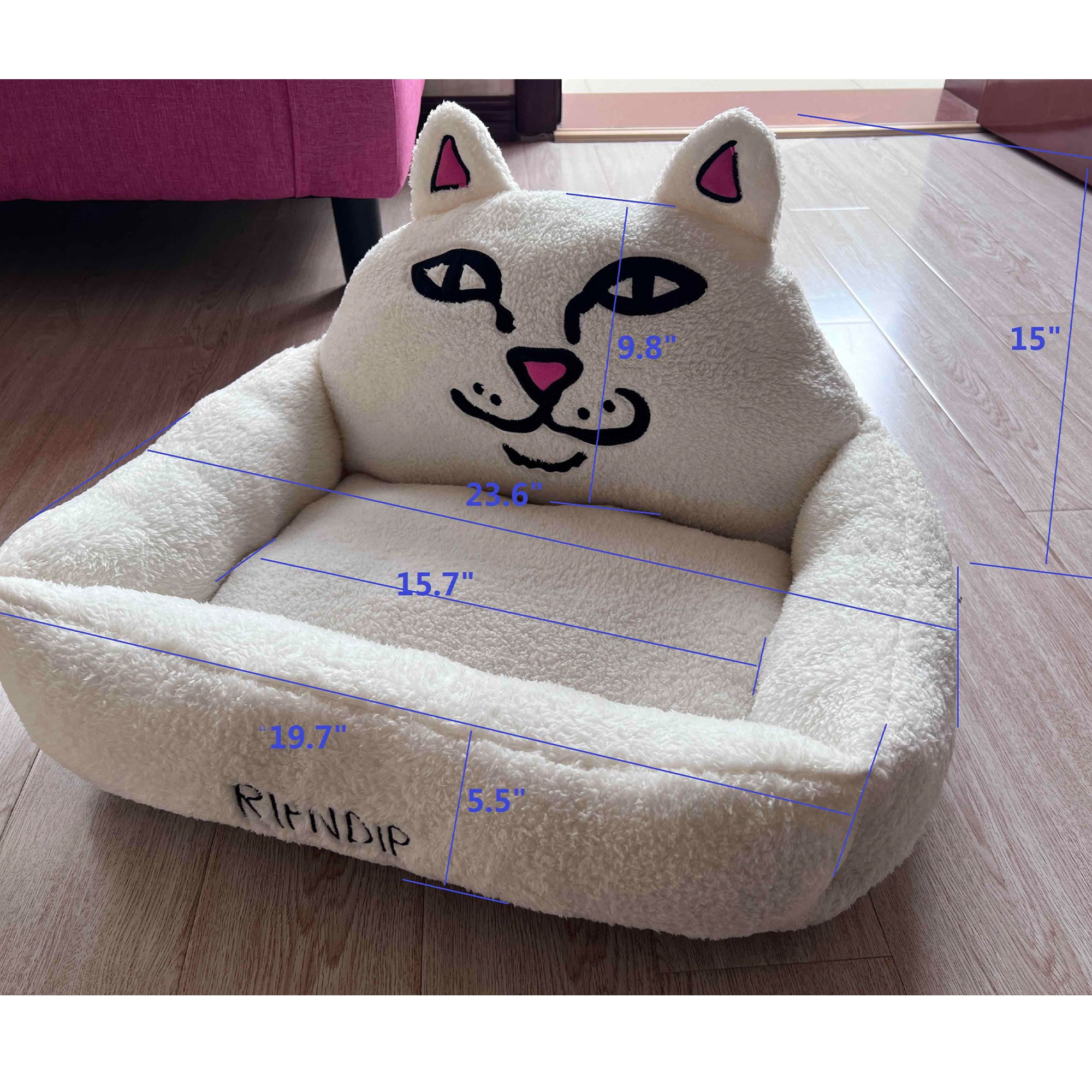  Lord Nermal Small Pet Bed (White)、mySite、merchandisen