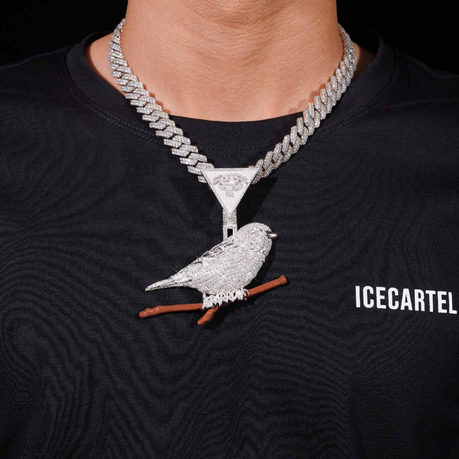 SPARROW Custom Moissanite Pendant 14K Gold、mySite、hinf8tx79