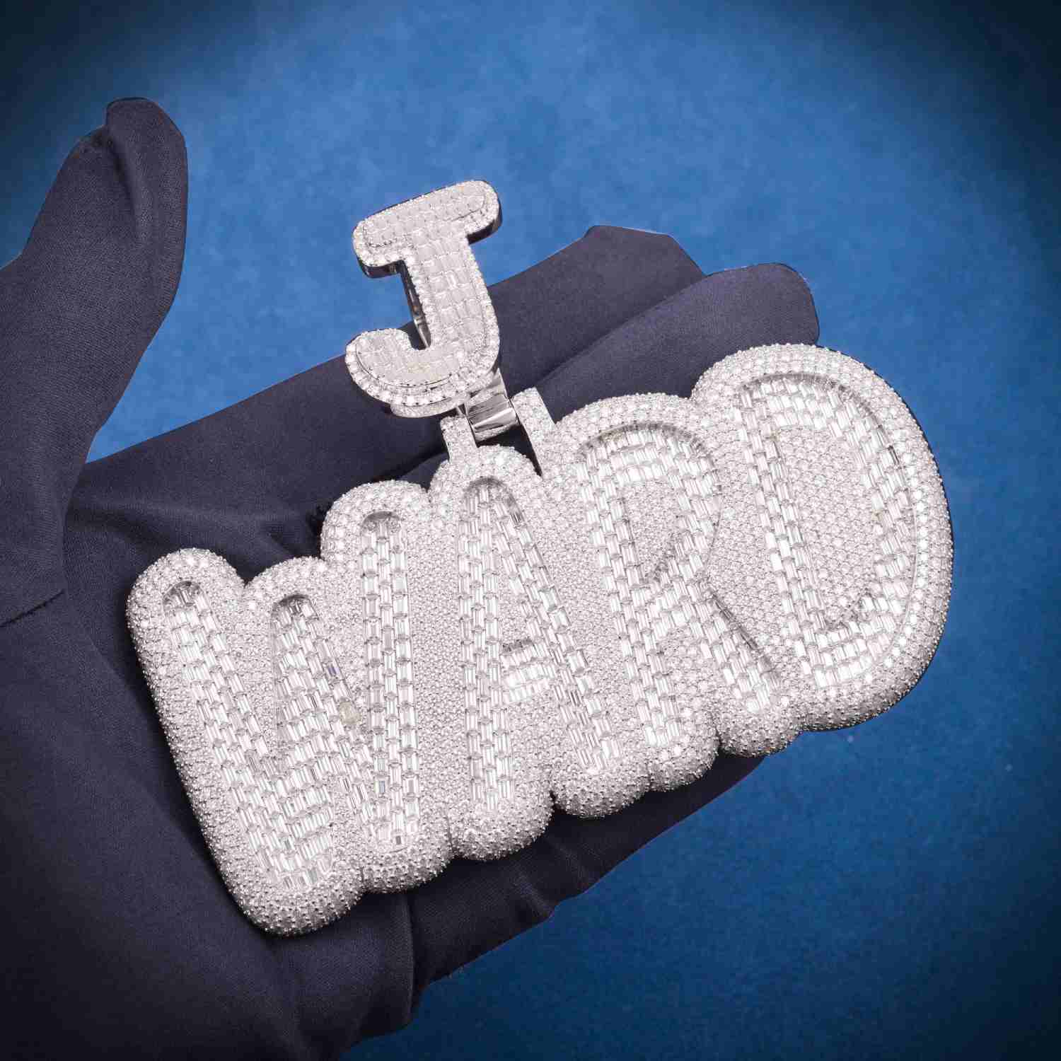 WARD Custom Moissanite Pendant 14K Gold、mySite、hinf8tx79