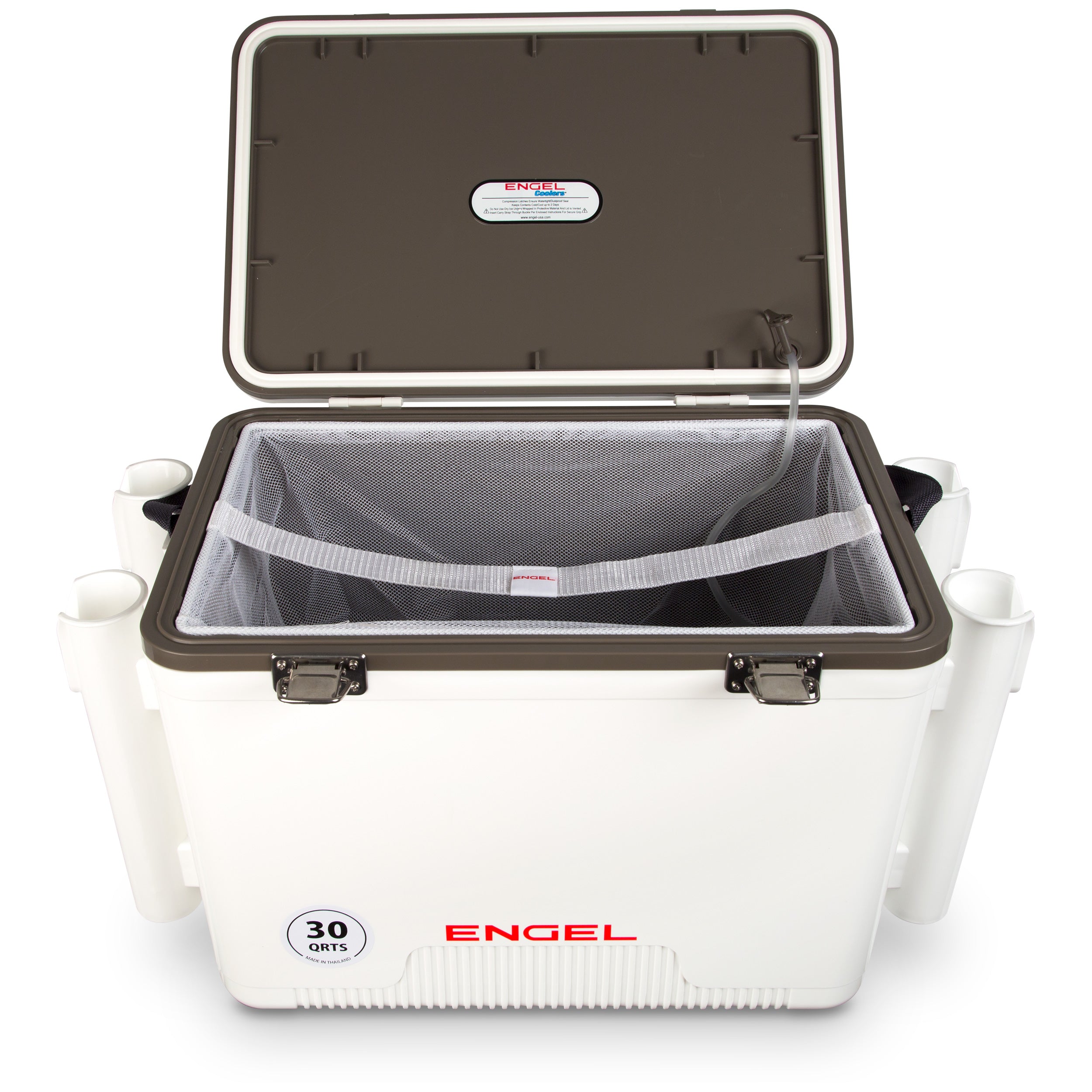 Original 30 Quart Live Bait Drybox/Cooler with Rod Holders、mySite、noshort