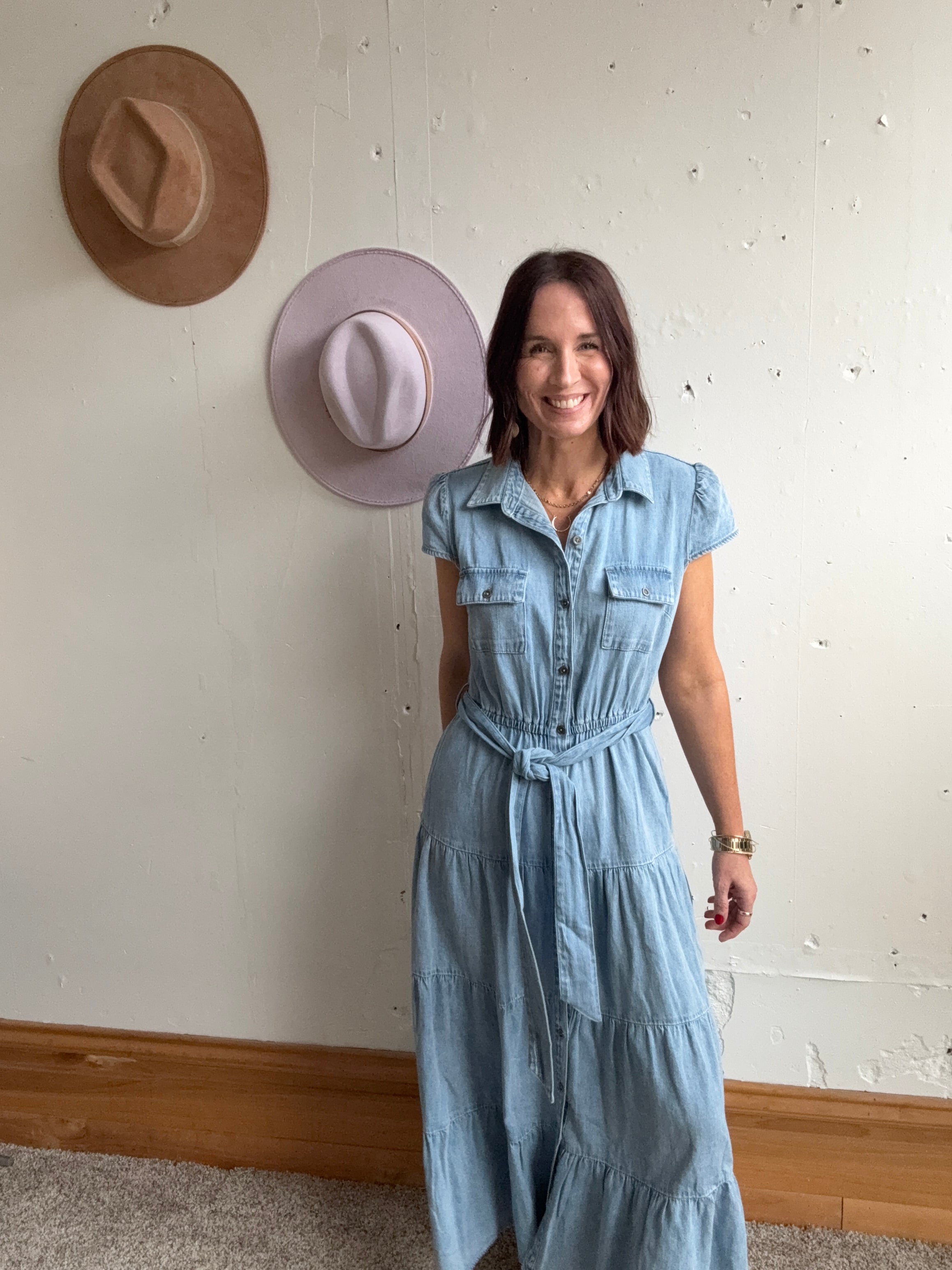 KUT From Kloth Denim Maxi Dress、mySite、garagedoors4me