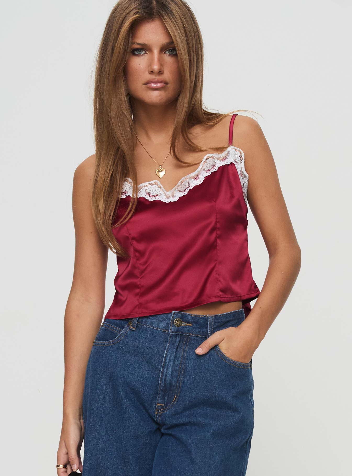 See It Through Top Red、mySite、solidvoid