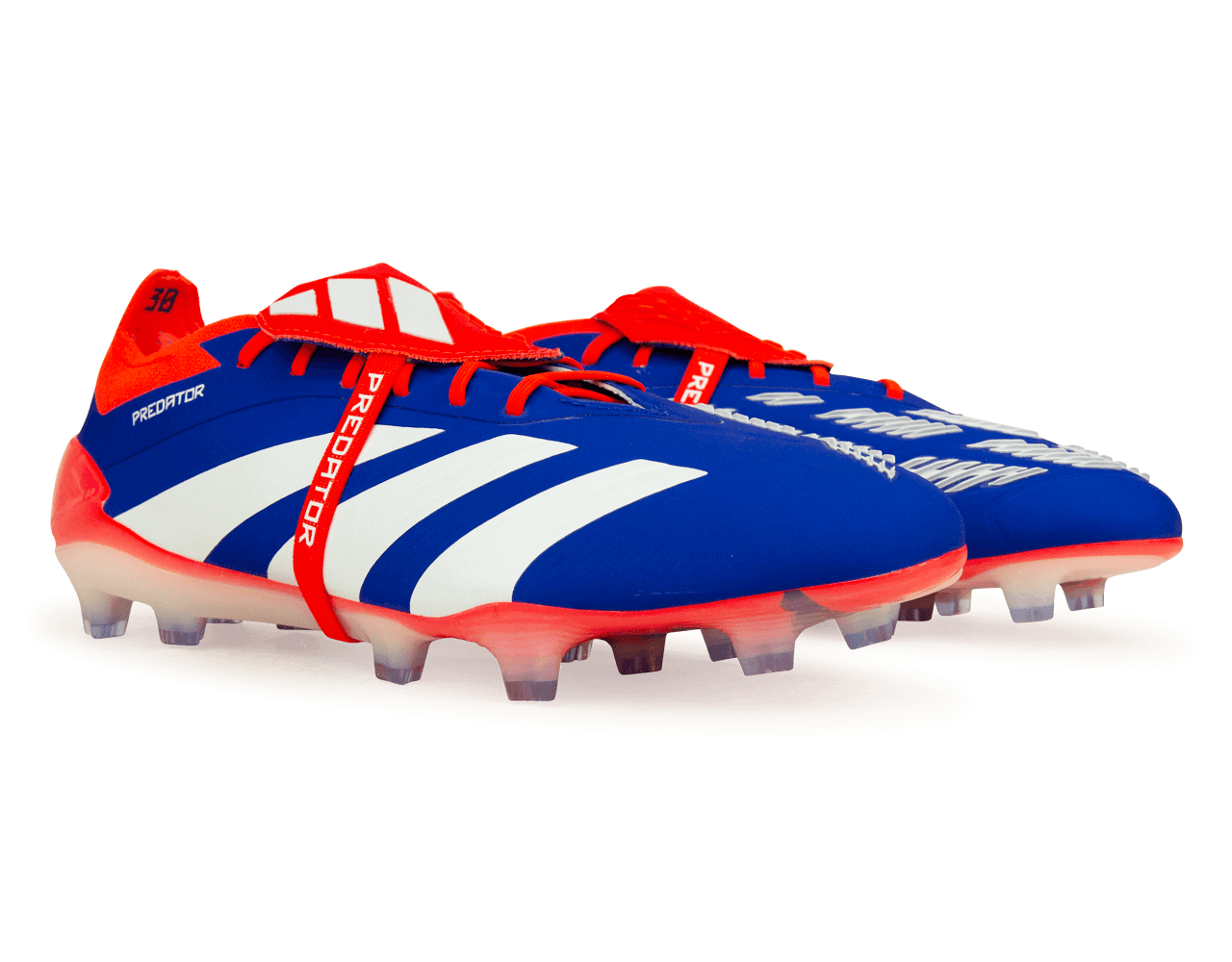 adidas Men's Predator Elite Foldover Tongue FG Lucid Blue/Red、mySite、bottomscart