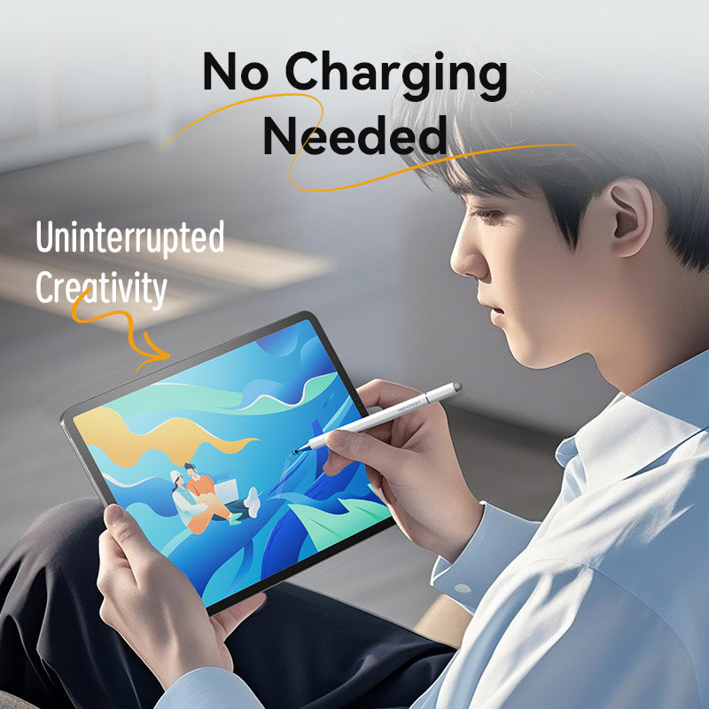 Vention 3-in-1 Magnetic Stylus Pen White Aluminum Alloy Type、mySite、fannypackpong