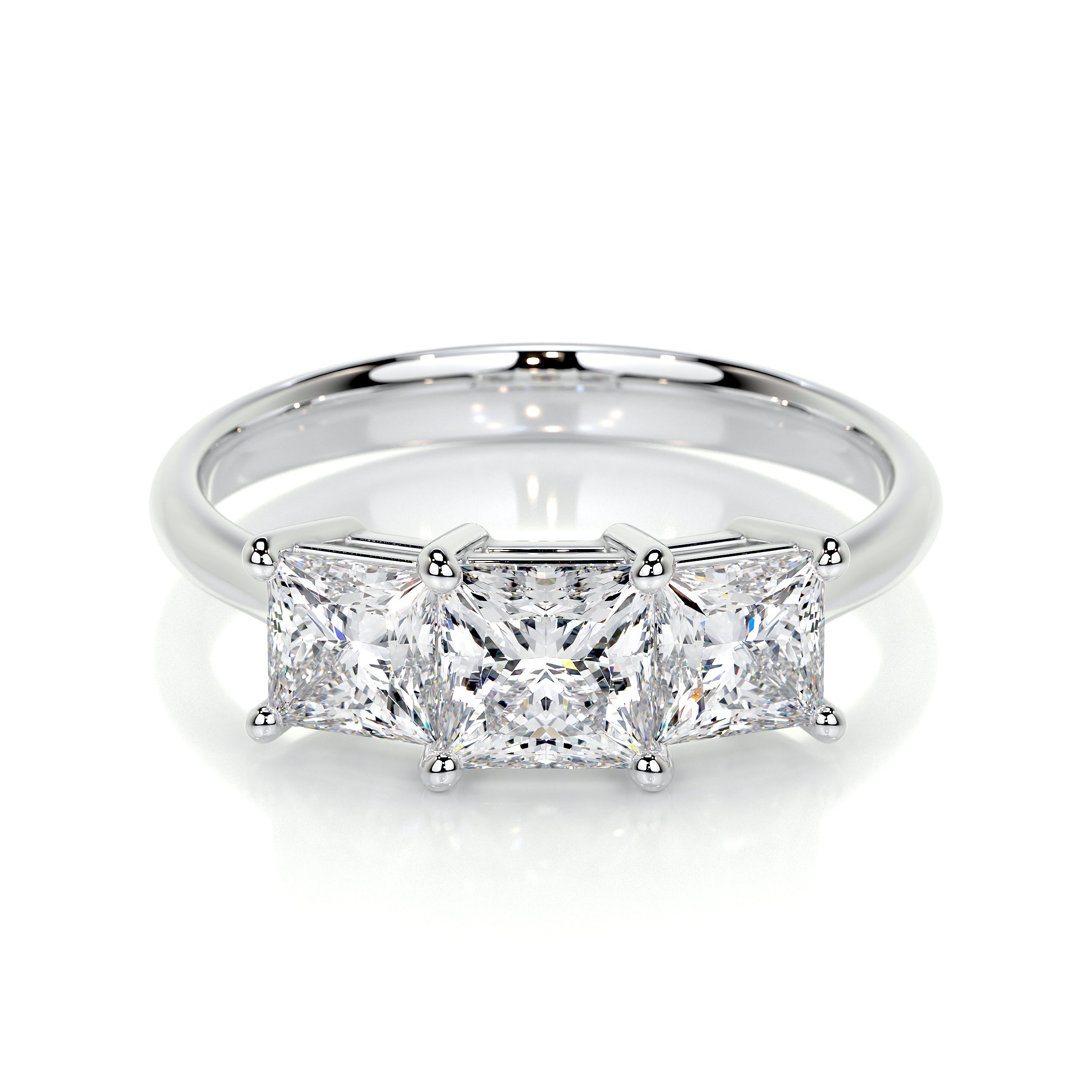 Amanda Lab Grown Diamond Ring -14K White Gold、mySite、hinf8tx79