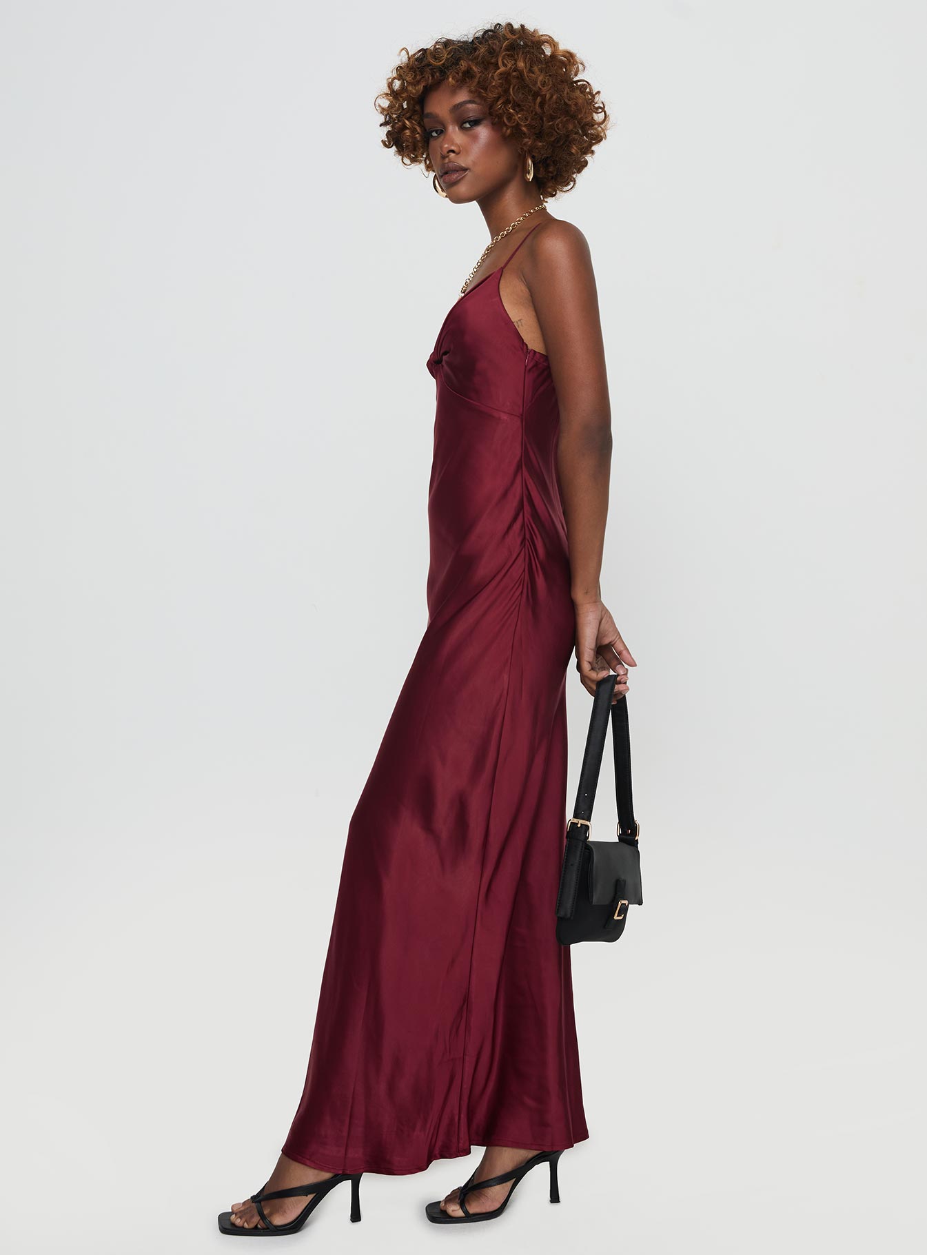 Marilyn Maxi Dress Wine、mySite、solidvoid